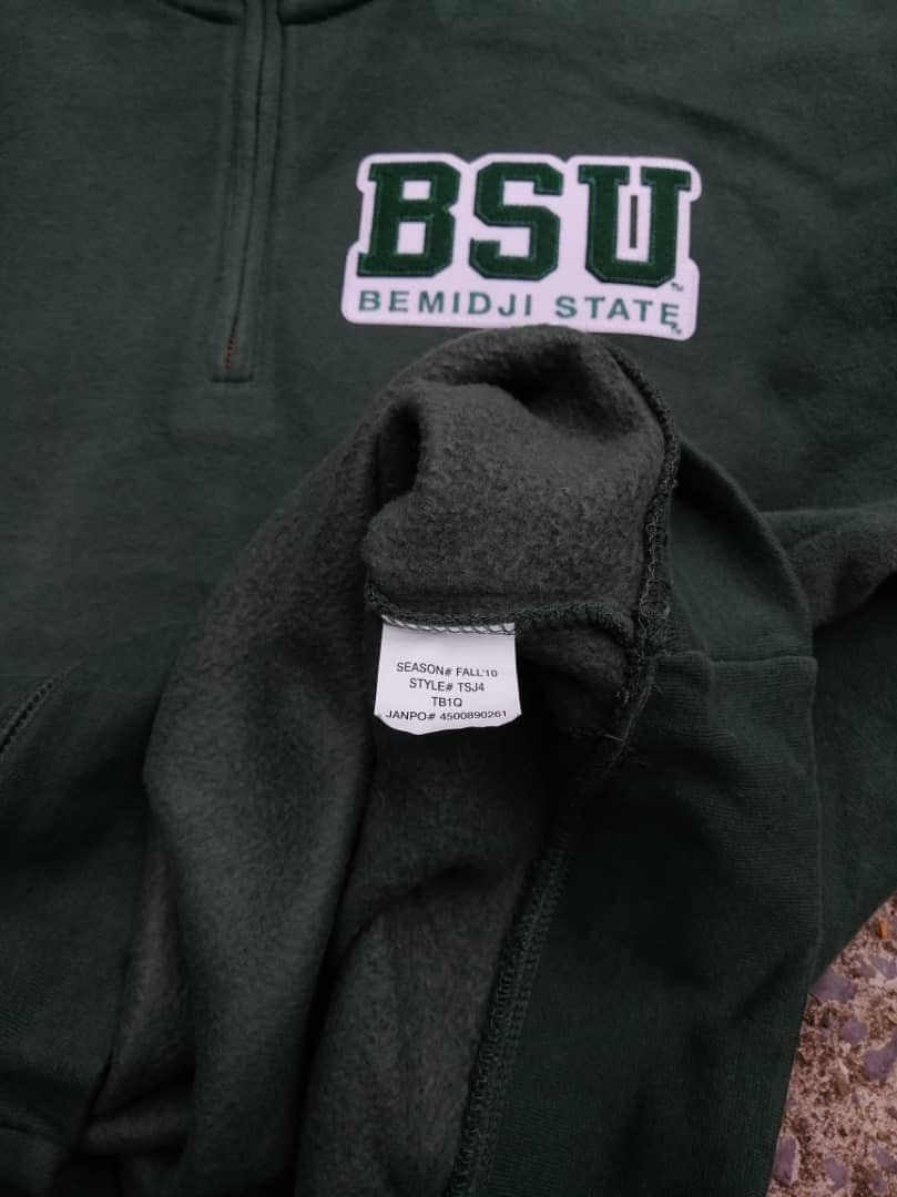 Jansport Jansport Bemidji State Beavers Half Zipper Sweatshirt Size US XL / EU 56 / 4 - 8 Thumbnail