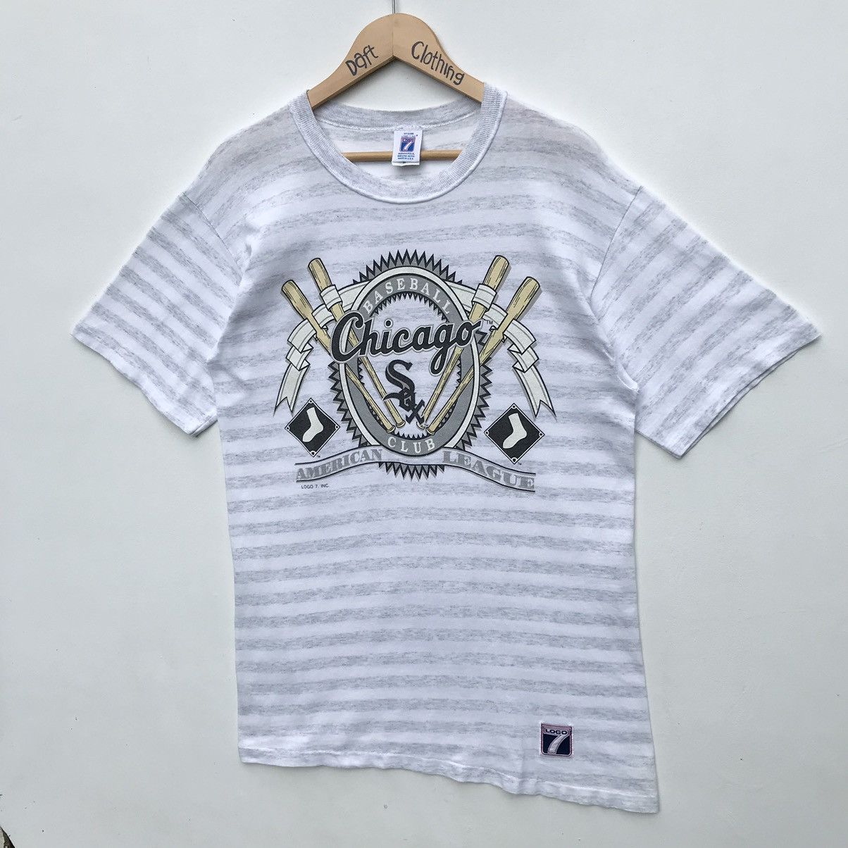 Logo 7 × MLB × Vintage Vintage 90s Chicago White Sox MLB Stripe Shirt Logo 7 Size US M / EU 48-50 / 2 - 3 Thumbnail