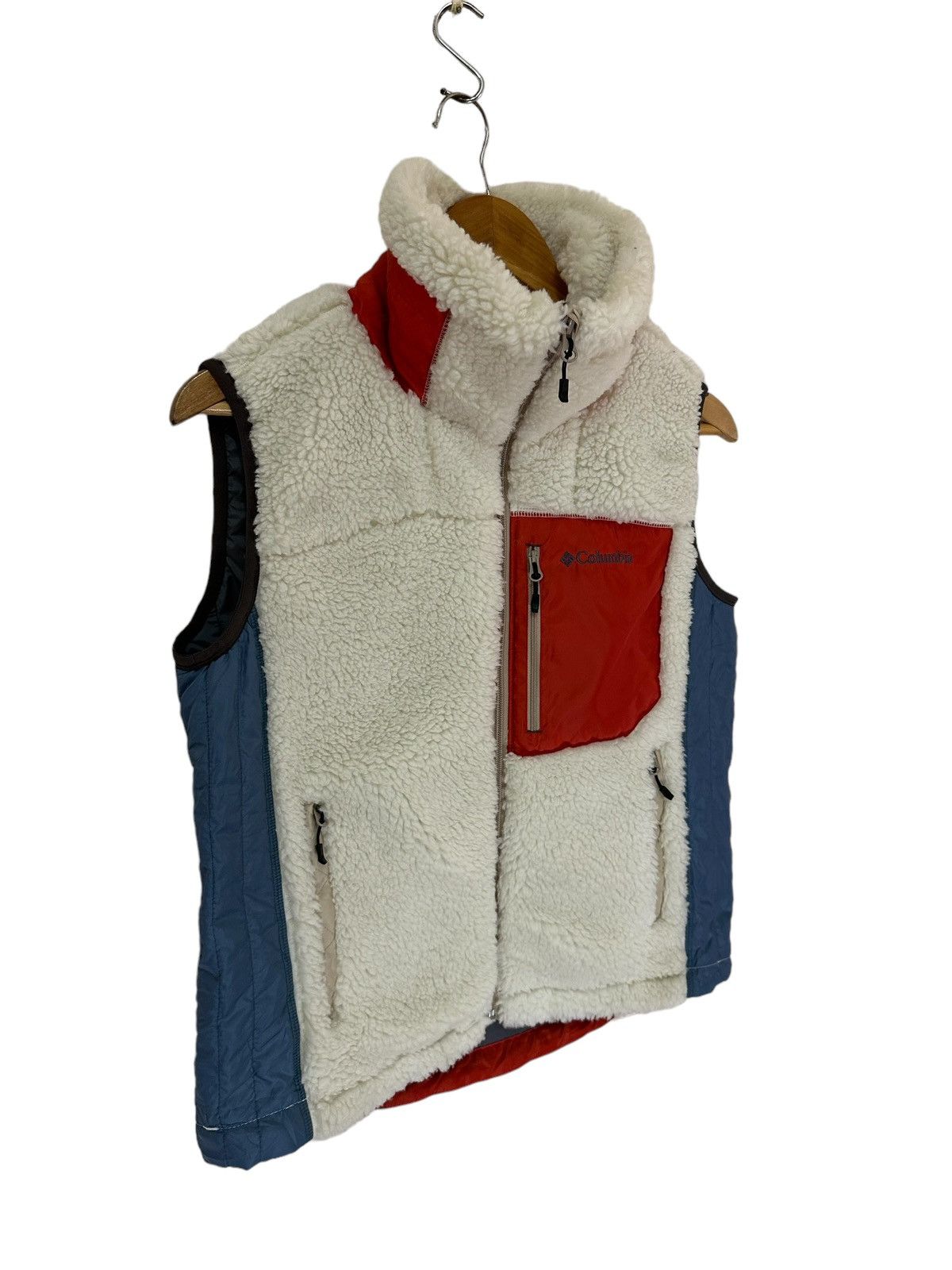 Columbia sherpa fleece vest