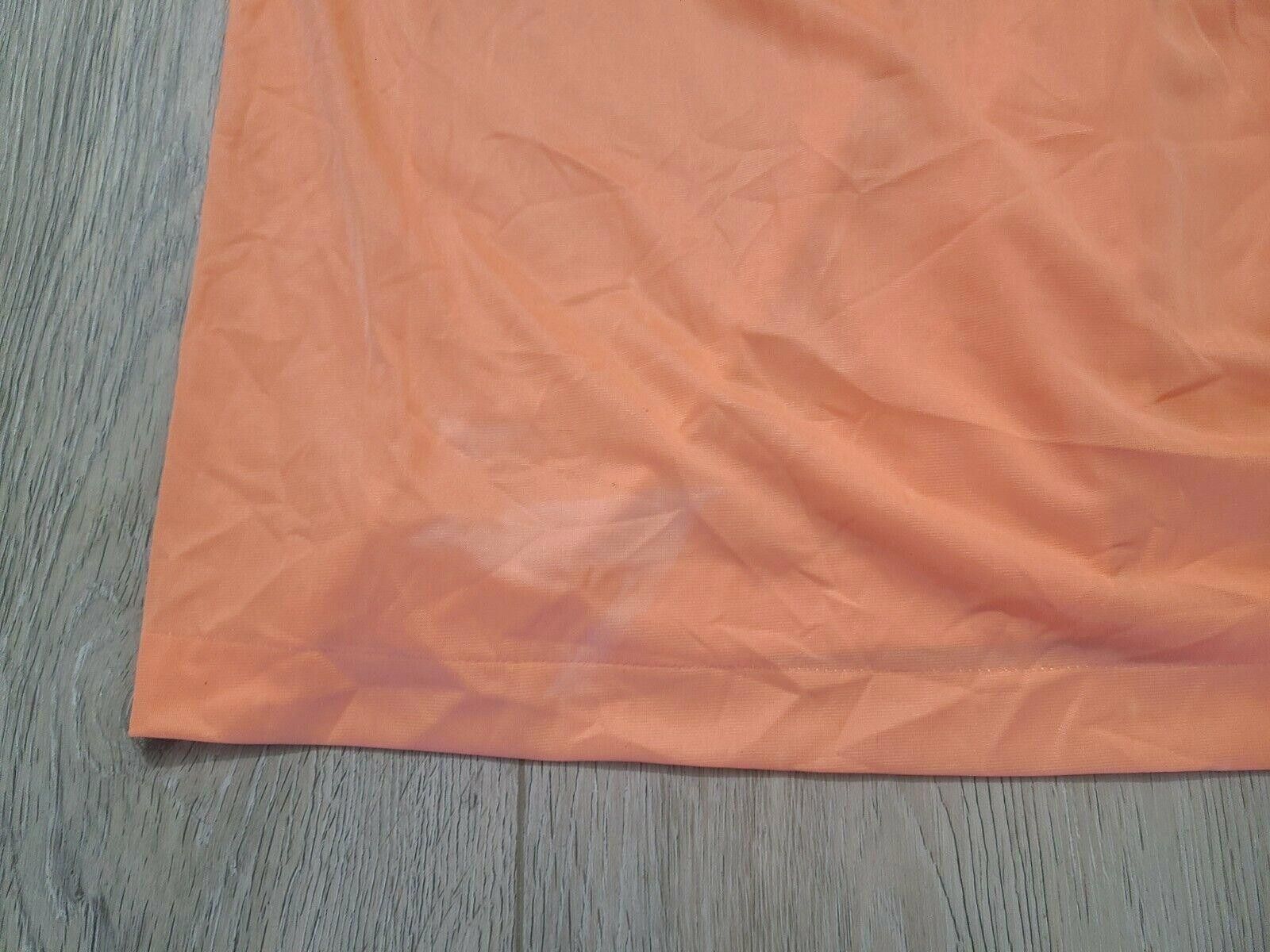 Designer Vintage Robe Texsheen Orange Gown Long Small nylon lingerie Size ONE SIZE - 4 Thumbnail