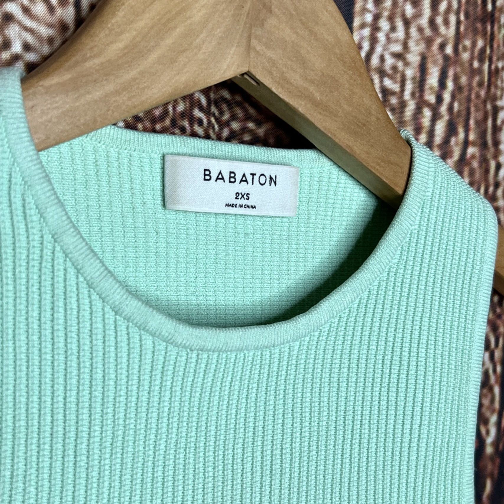 Aritzia VINTAGE Babaton Aritzia Shirt Womens 2XS Tank Crop Sleeveless Green Cropped Casual Womens Size XXS / US 00 / IT 34 - 2 Thumbnail