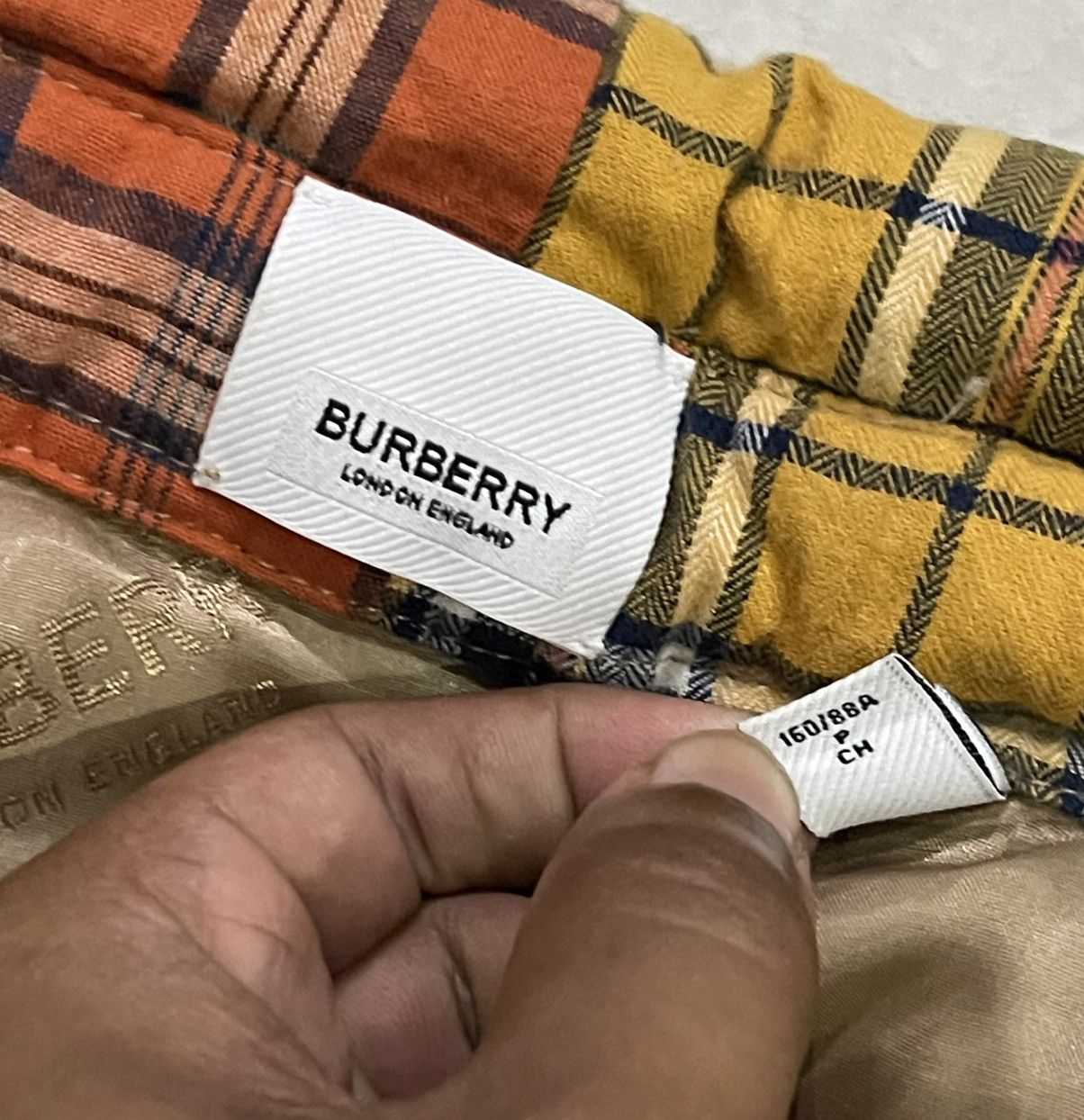 Burberry 🔥A/W 2019 BURBERRY PATCHWORK CONTRAST CHECK PUFFER OVERSHIRT Size US M / EU 48-50 / 2 - 18 Thumbnail