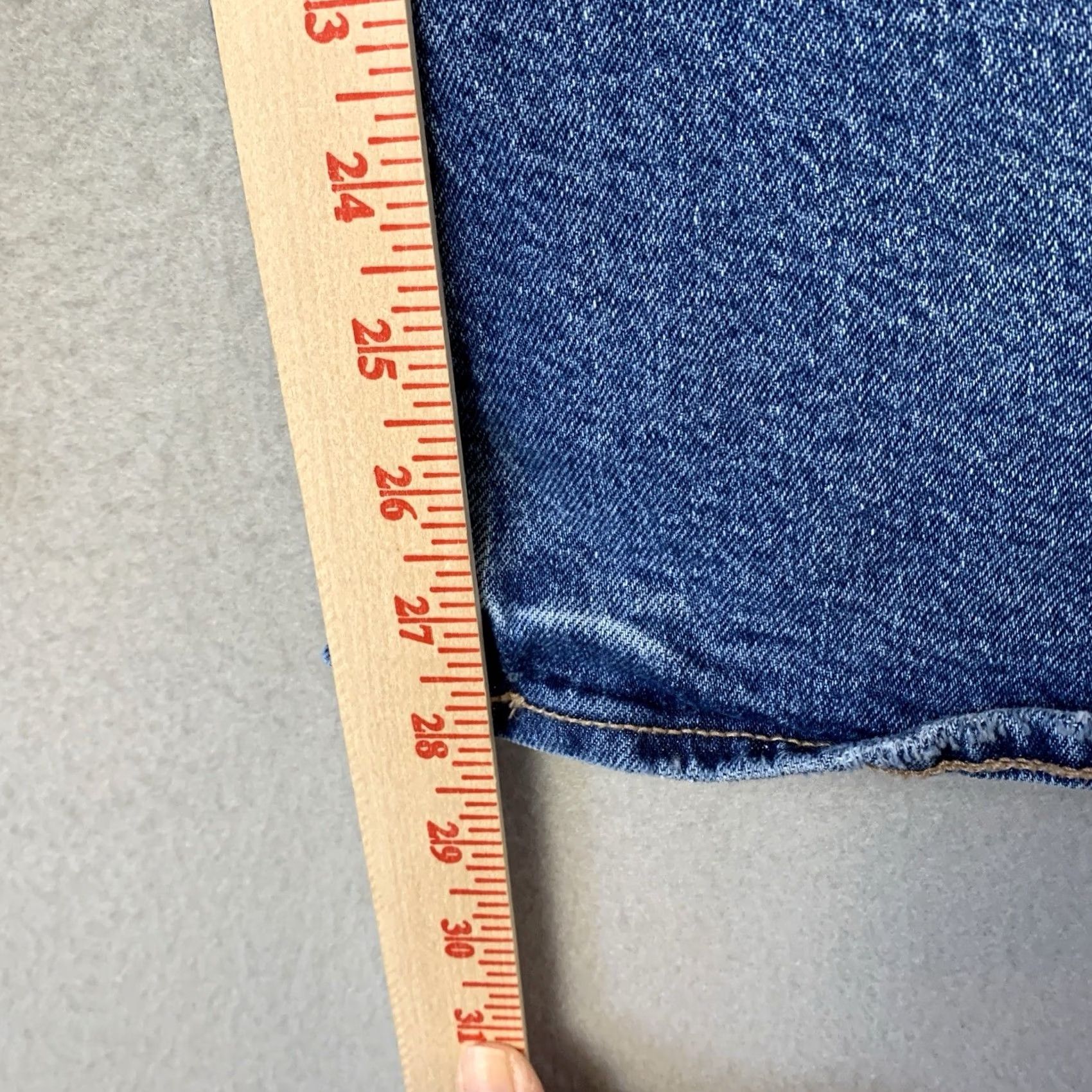 American Eagle Outfitters VINTAGE American Eagle Jeans Womens 12 Blue StovePipe Baggy Wide Leg Western Cowgirl Y2K Size 34" / US 12 / IT 48 - 6 Thumbnail