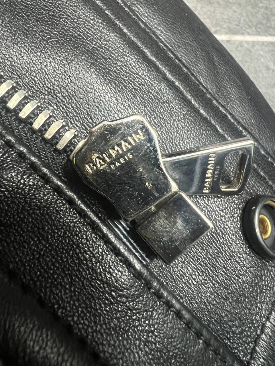 Balmain RRP 2875€ Balmain SS24 Iconic Leather Jacket in Black Size US L / EU 52-54 / 3 - 8 Thumbnail