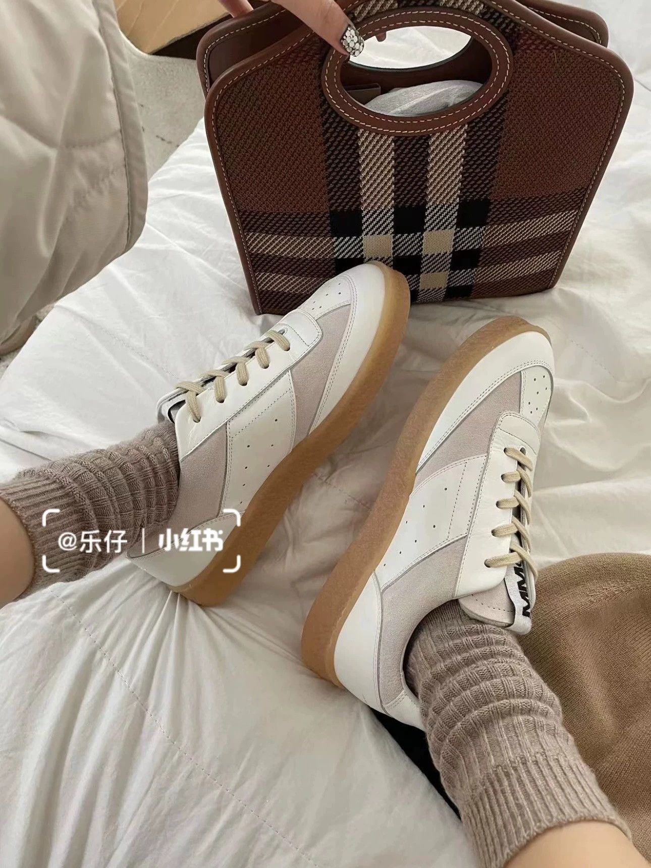 Maison Margiela MM6 Maison Margiela Court Trainer white women's low-top Size US 6.5 / IT 36.5 - 9 Thumbnail
