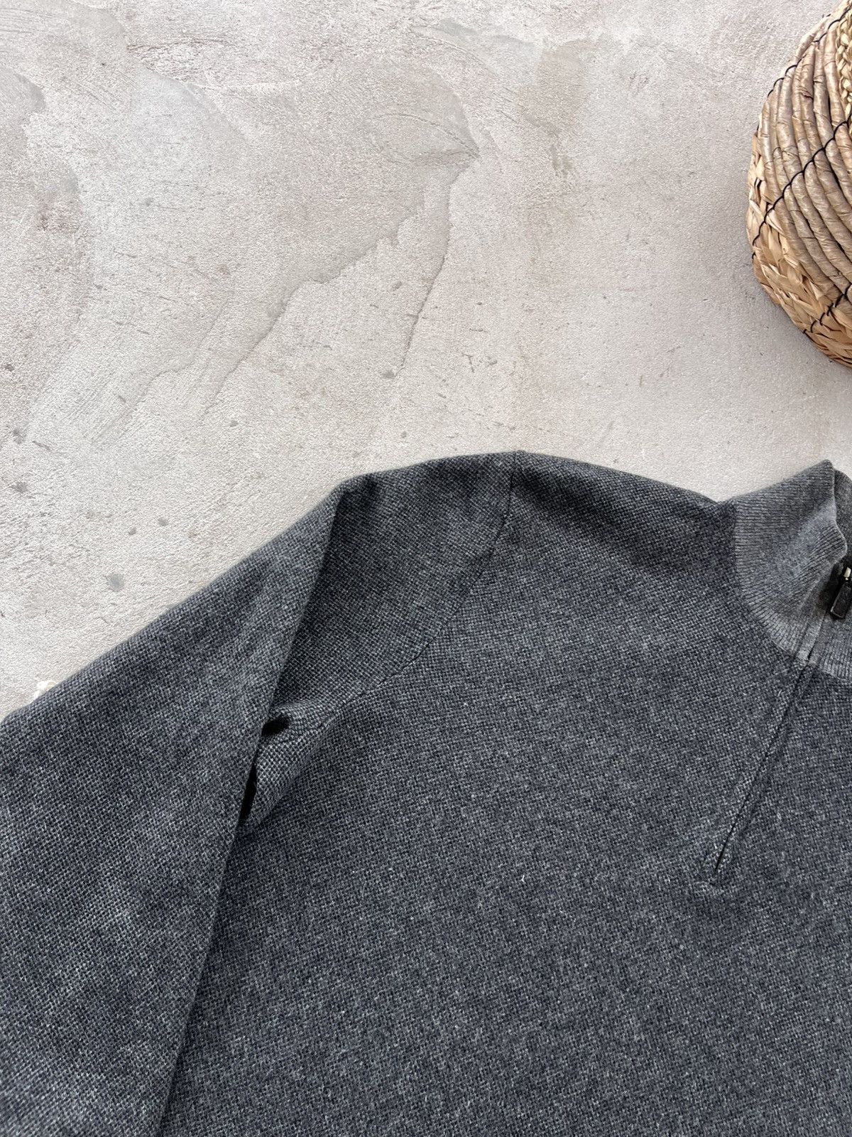 Polo Ralph Lauren Vintage Polo Ralph Lauren Grey Wool Zip Sweater Avantgarde Size US XXL / EU 58 / 5 - 4 Thumbnail