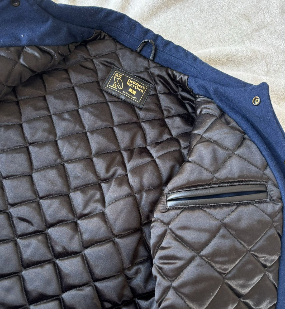 October's Very Own OVO x Yale University Navy Varsity Jacket Size US S / EU 44-46 / 1 - 8 Thumbnail