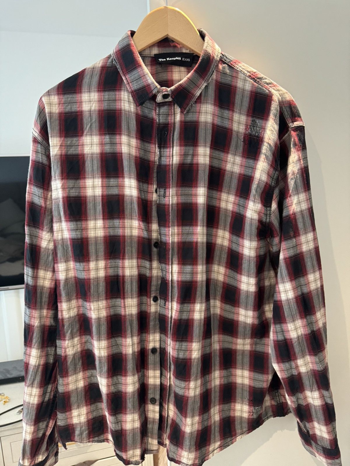 The Kooples The Kooples Plaid Shirt Size US XL / EU 56 / 4 - 1 Thumbnail