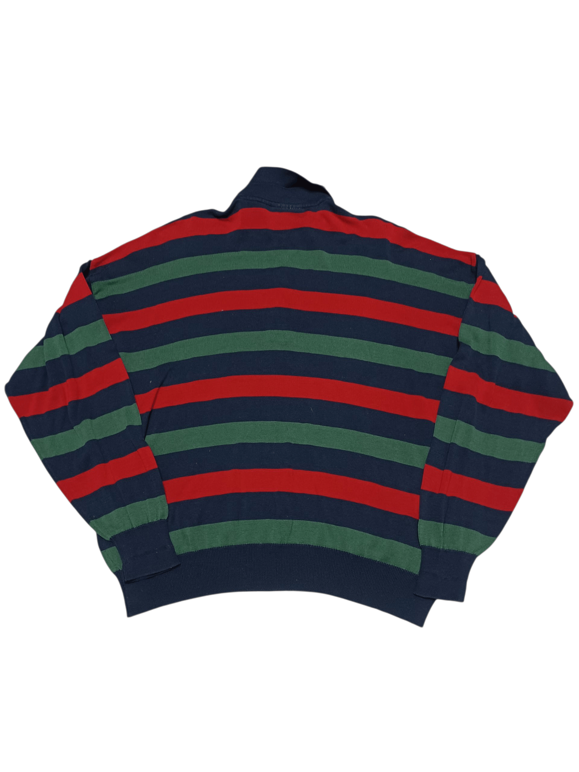 Lacoste LACOSTE VINTAGE LUXURY MADE IN FRANCE 1/3 LIGHT SWEATER Size US XL / EU 56 / 4 - 3 Thumbnail