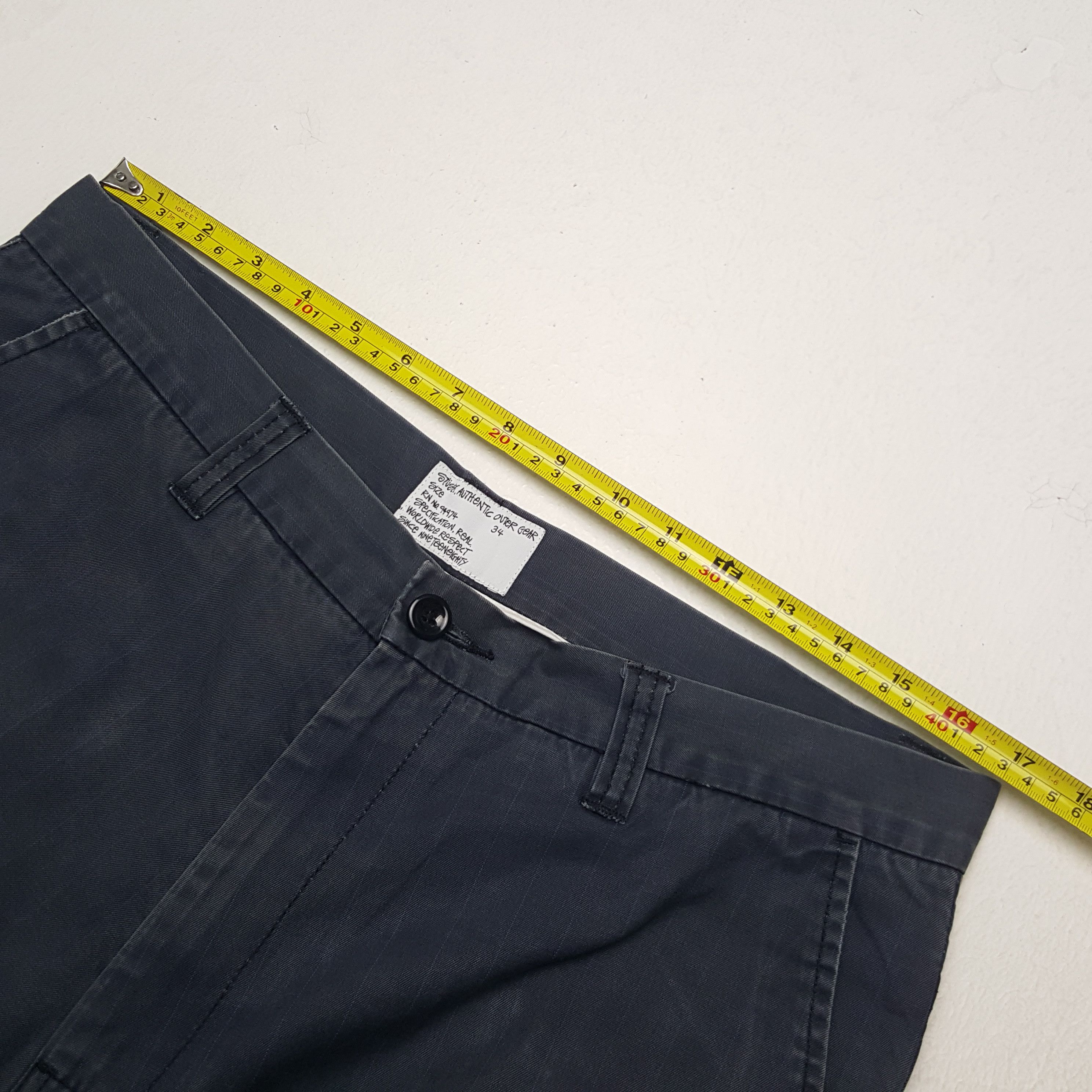 Stussy × Vintage Vintage Stussy USA Custom Art Logo Short Pants Size US 33 - 5 Thumbnail