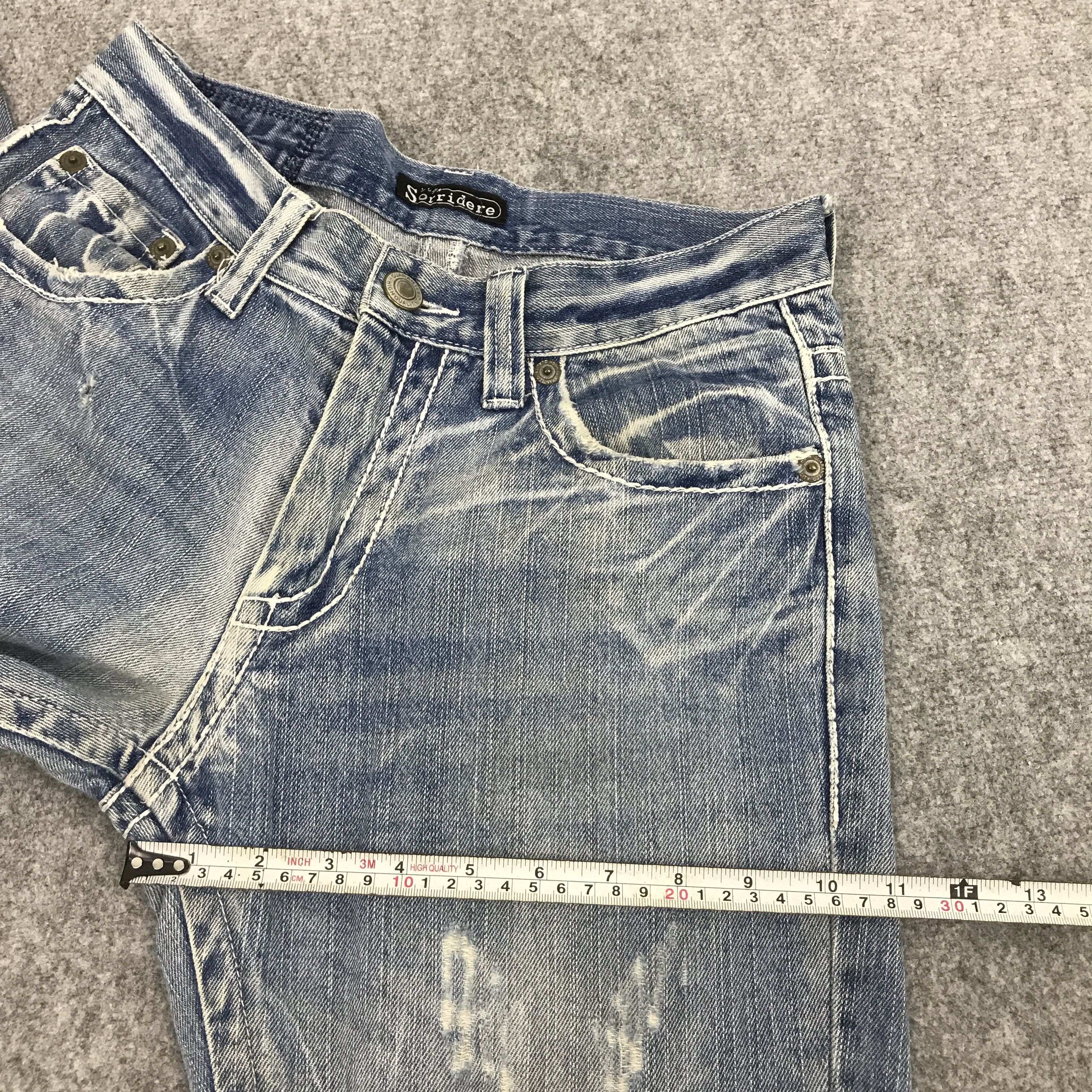 Japanese Brand JAPAN STYLE DENIM SORRIDERE DISTRESSED BOOTCUT JEANS Size US 30 / EU 46 - 10 Thumbnail