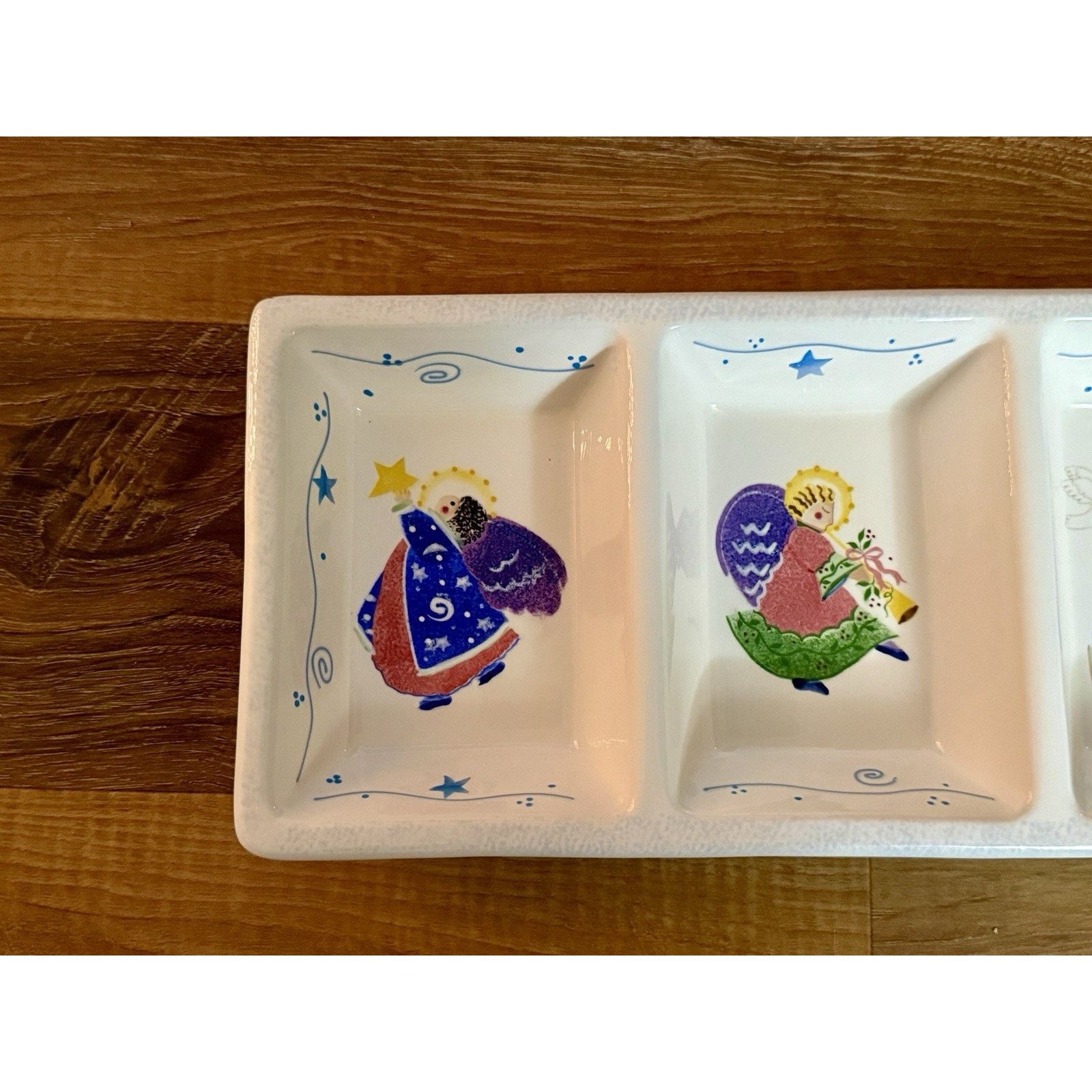 Other Block Angelica 4 Part Angels Snack/Relish Tray Deb Mores NEW Size ONE SIZE - 4 Thumbnail