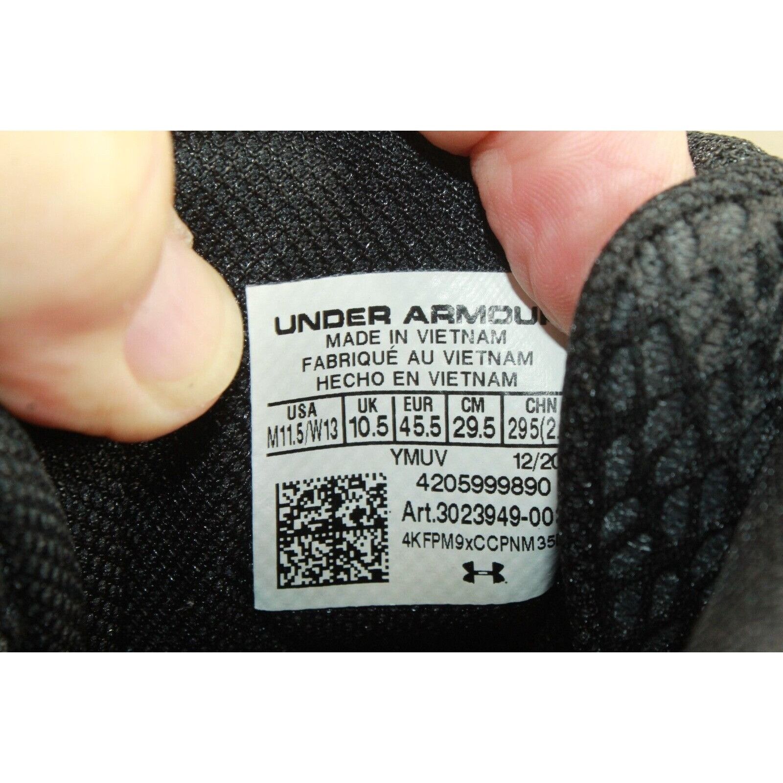 Under Armour Under Armour YMUV Leather Mesh Lightweight Basketball Shoes Size US 13 / EU 46 - 7 Thumbnail