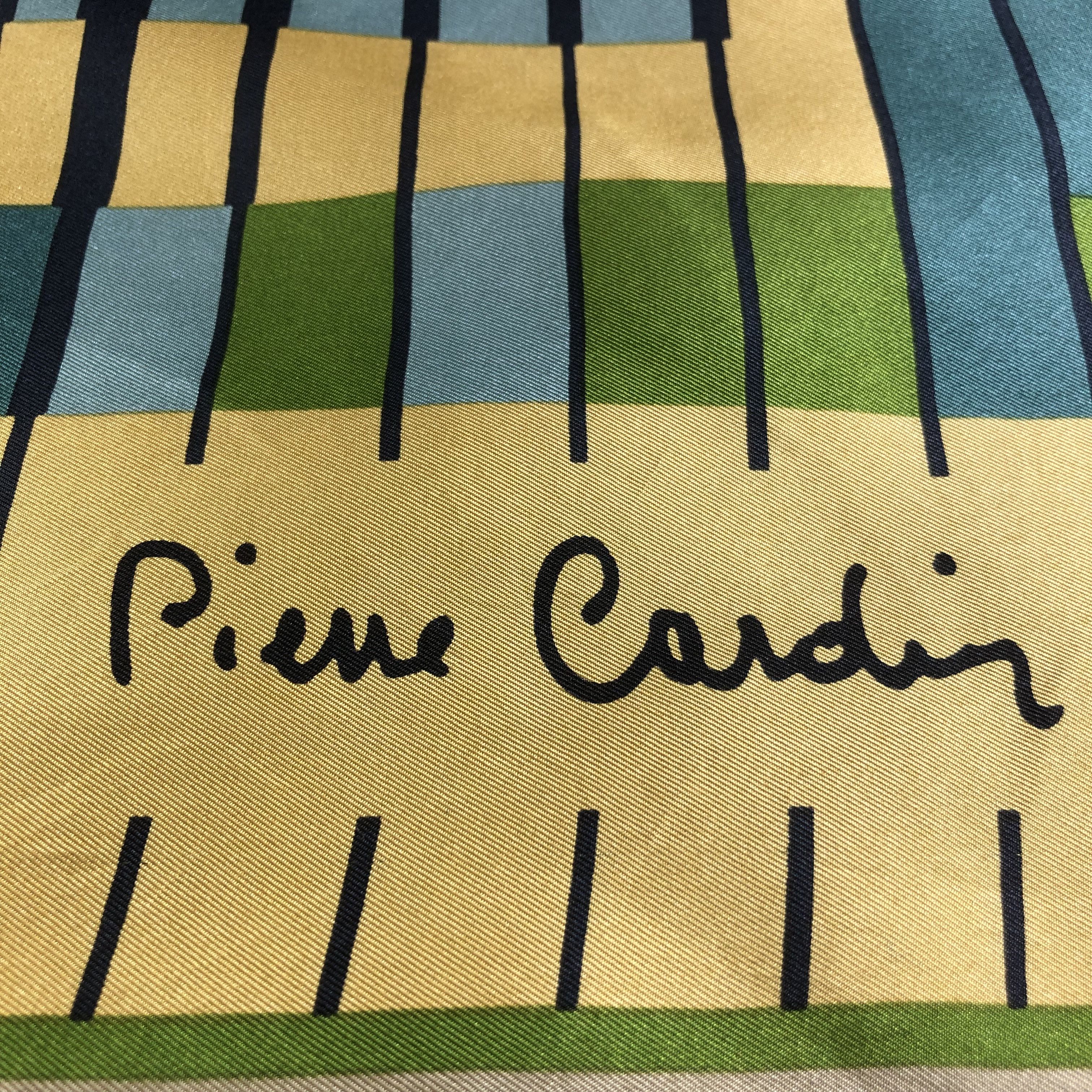 Pierre Cardin Vintage Pierre Cardin Abstract Silk Scarf M944 Size ONE SIZE - 4 Thumbnail