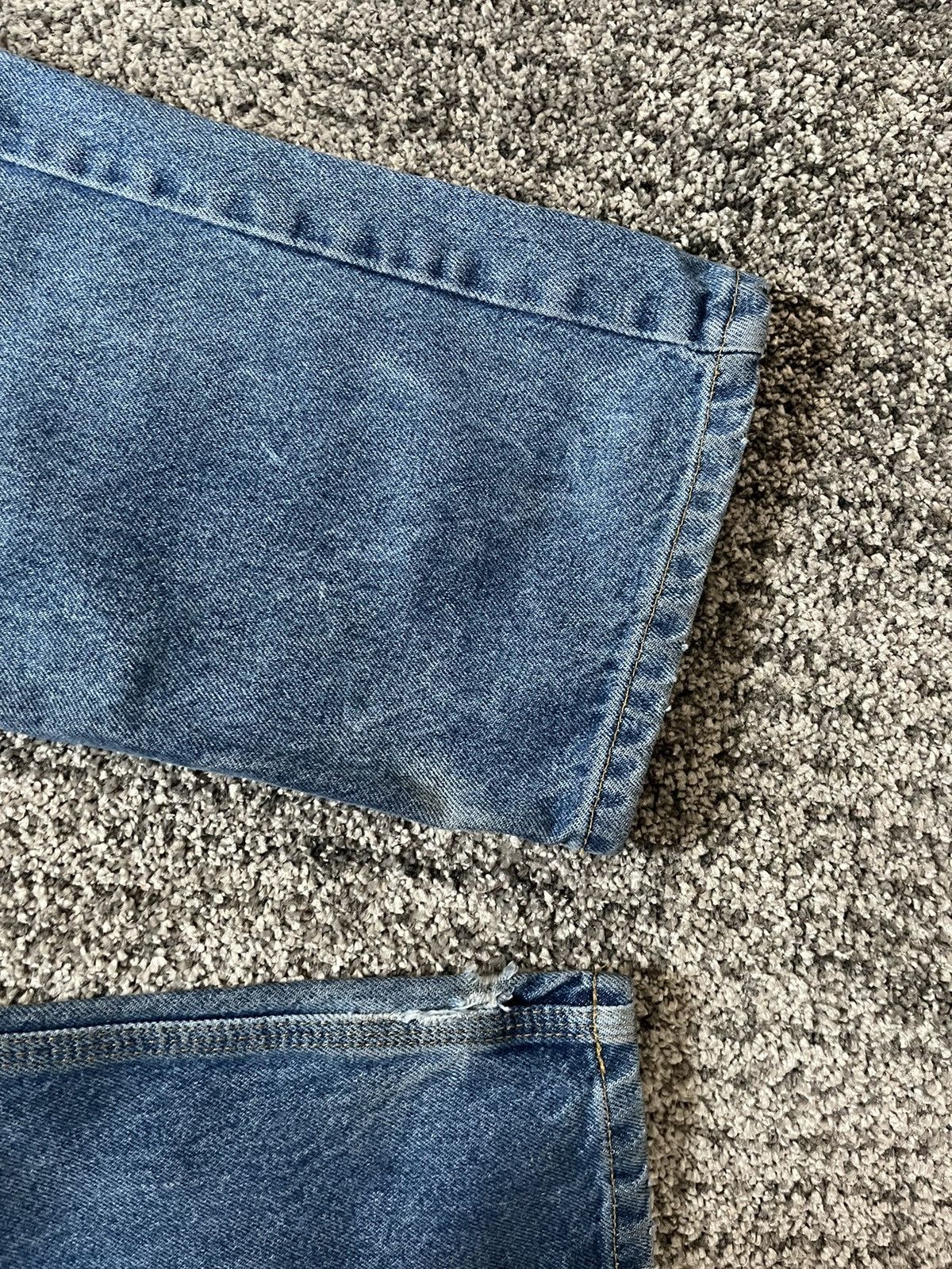 Carhartt × Vintage Vintage 90’s Carhartt Thrashed Jeans Size US 32 / EU 48 - 18 Thumbnail