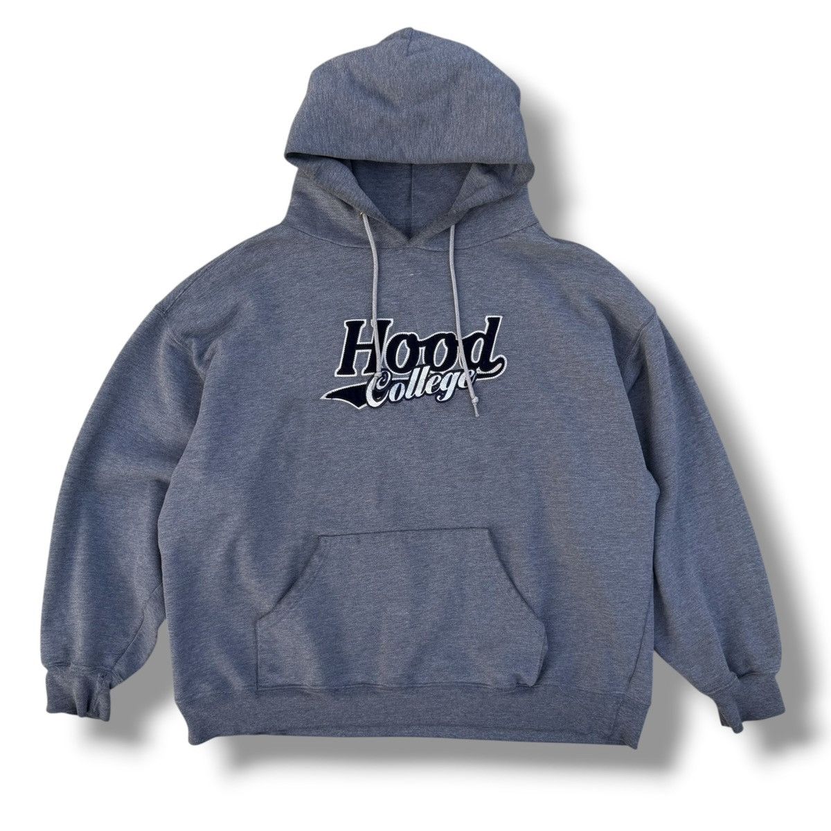 Jansport Vintage Jansport Hood College Maryland Hoodie Gray XL Boxy Size US XL / EU 56 / 4 - 1 Thumbnail
