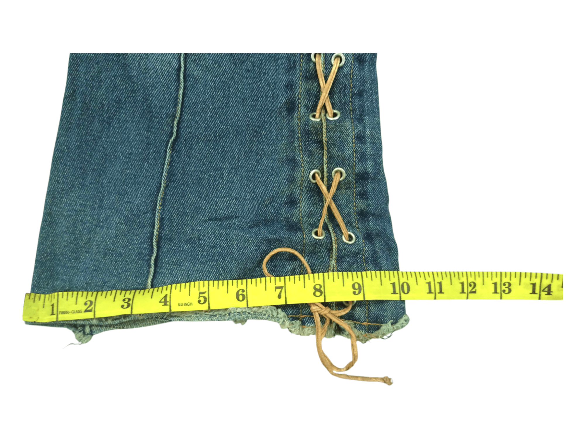 Jouex Aux Echecs Lace Up Mud Mad Flared Jeans