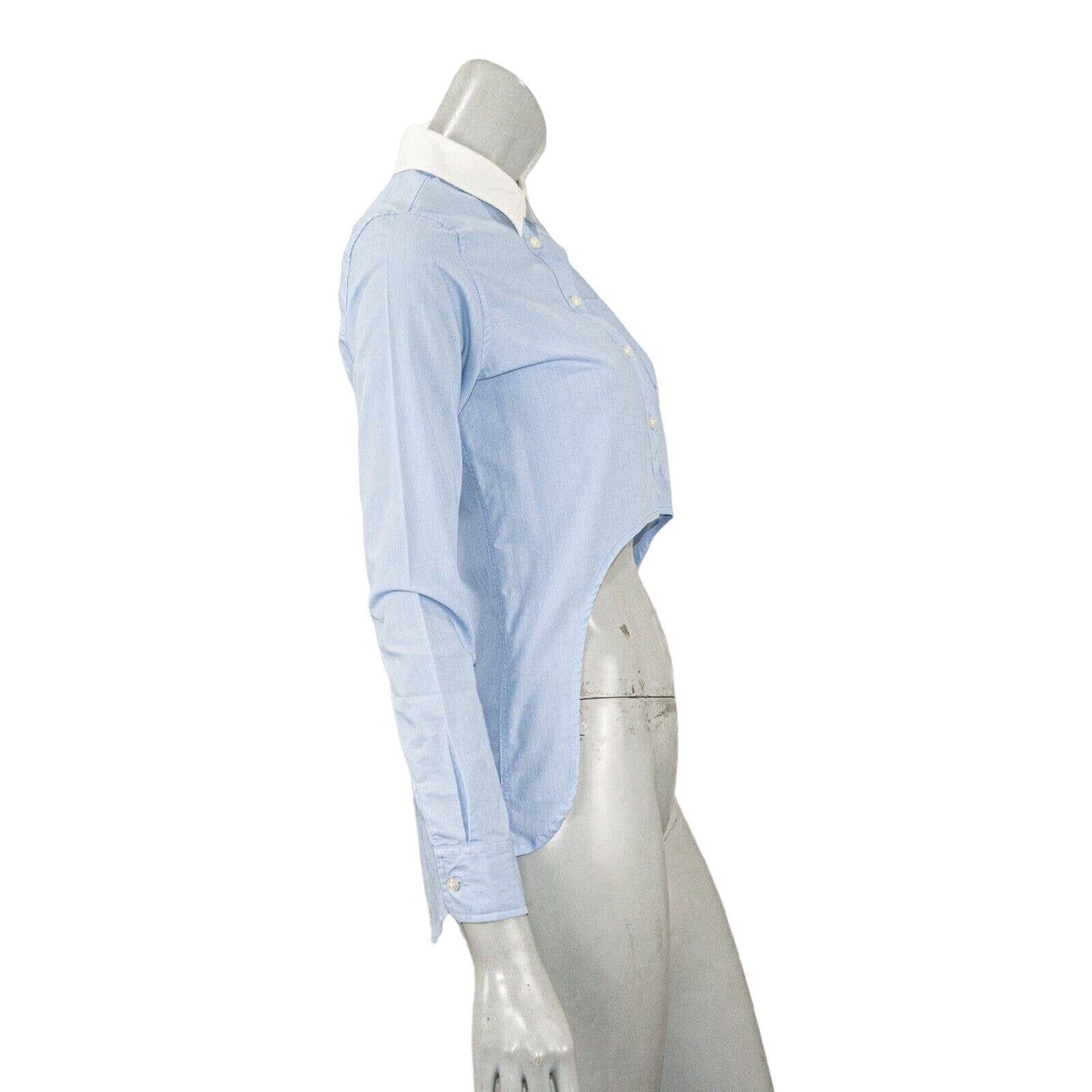 Jonathan Simkhai Jonathan Simkhai Women's Hi low Cropped front Oxford Shirt Size S / US 4 / IT 40 - 5 Thumbnail
