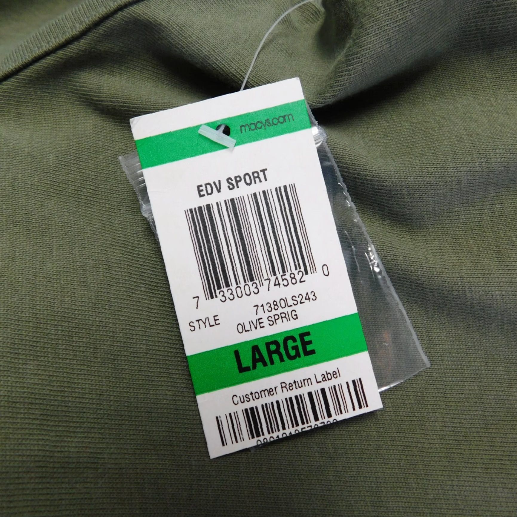 Vintage Karen Scott Tank Shirt Womens L Olive Green 100% Cotton Sleeveless Scoop Neck Button Accents Casual Basic Sports Classic Modern Short Think Tank Size L / US 10 / IT 46 - 7 Thumbnail
