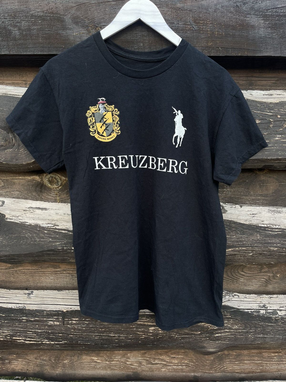 Designer × Japanese Brand YMG Boys Ralph Lauren Chief Keef black t-shirt ak-47 Size US M / EU 48-50 / 2 - 2 Thumbnail