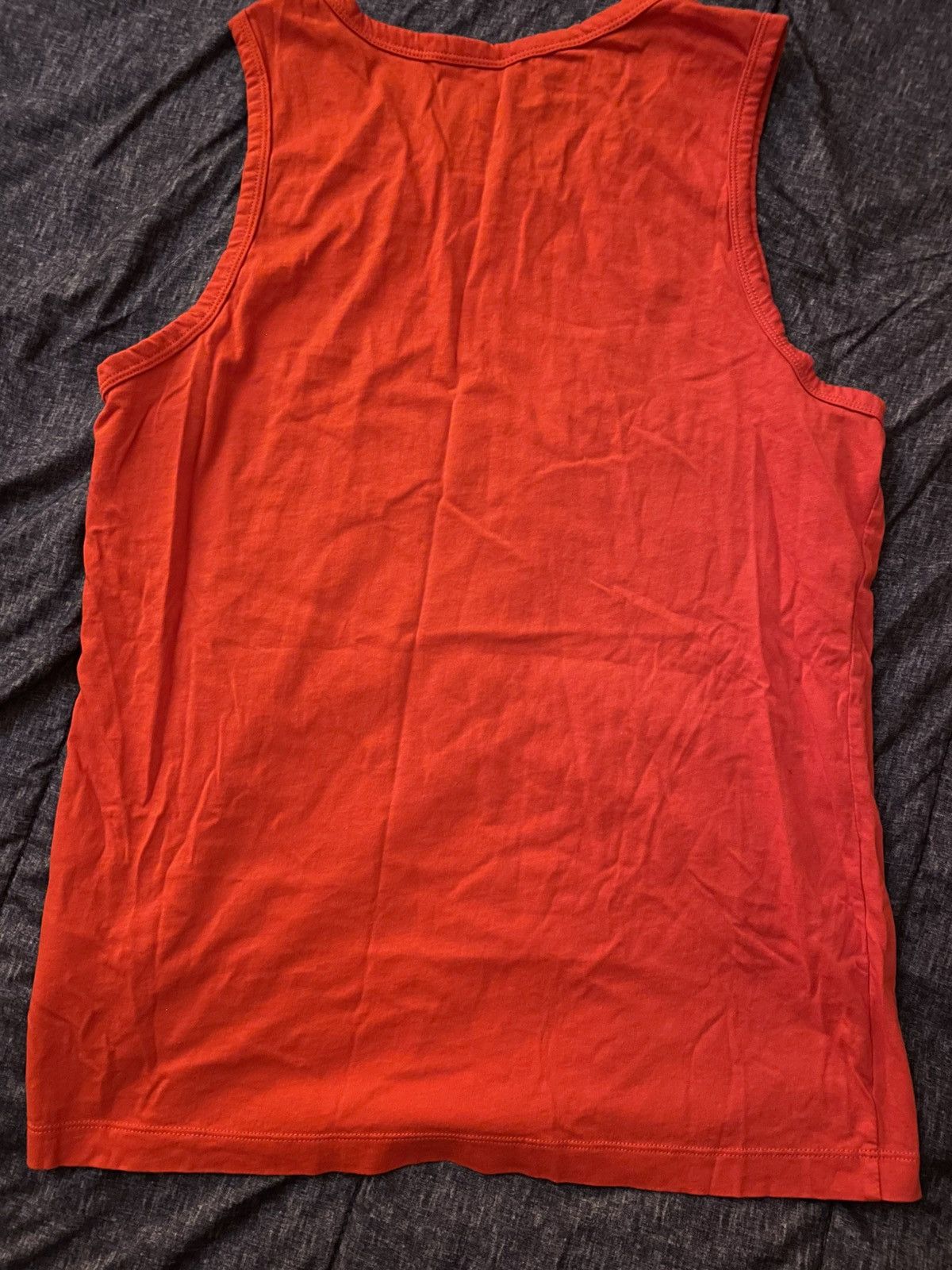 Nike Red Nike Sleeveless Tee Size US M / EU 48-50 / 2 - 2 Thumbnail