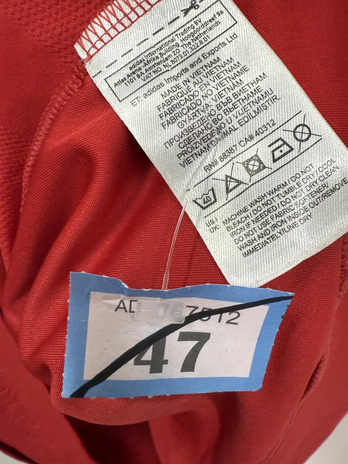 Adidas Manchester United Red Adidas Soccer Jersey Size ONE SIZE - 3 Thumbnail