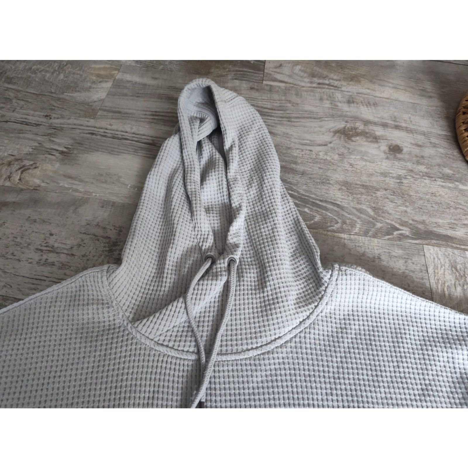 Carhartt Carhartt Waffle Knit Pocket Hoodie 1X Women’s Relaxed Heather Gray 16-18 EUC Size XL / US 12-14 / IT 48-50 - 5 Thumbnail