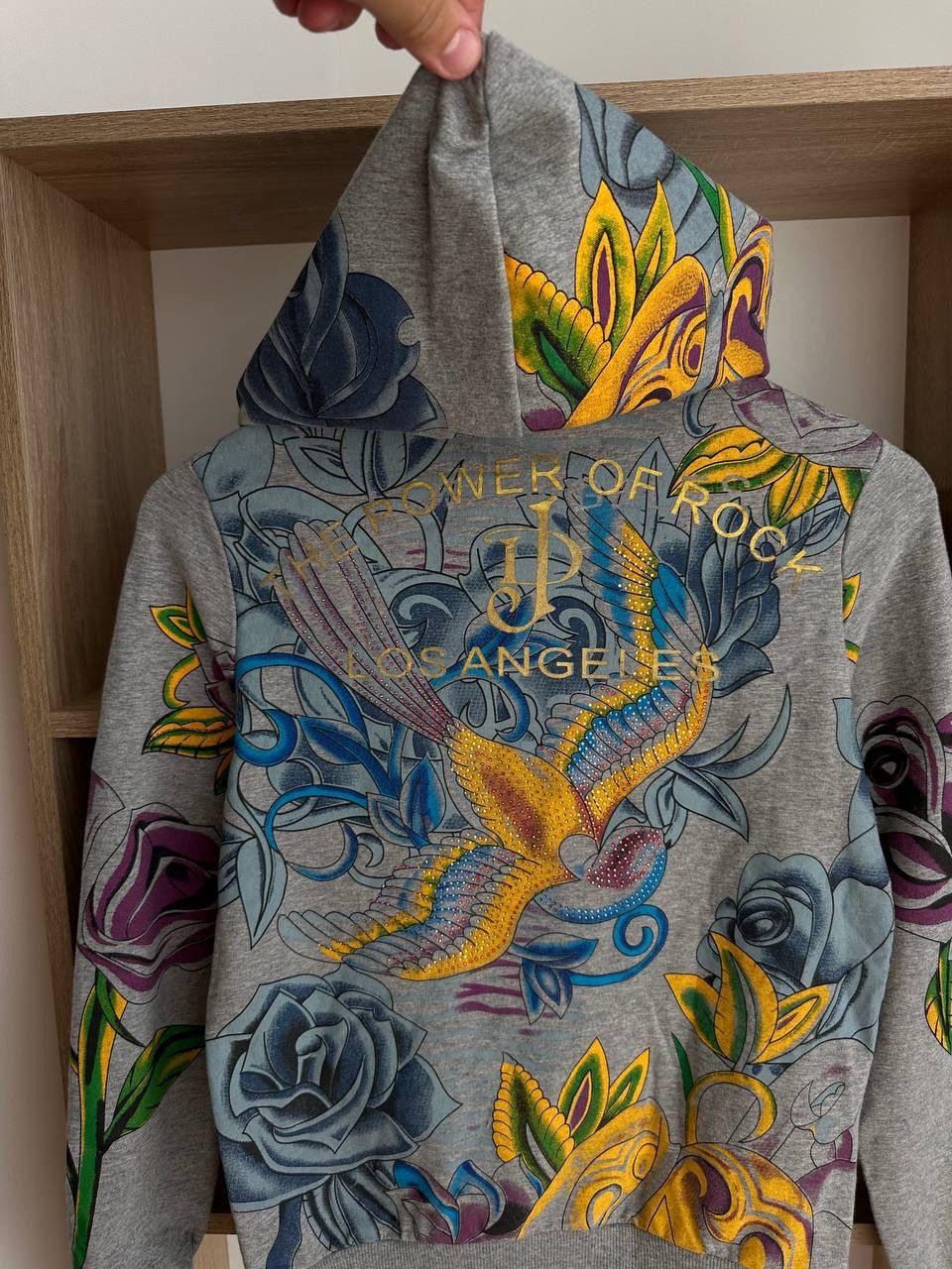 Christian Audigier × Ed Hardy × Vintage Vintage Ed Hardy Christian Audigier Style Hoodie Size S / US 4 / IT 40 - 19 Thumbnail