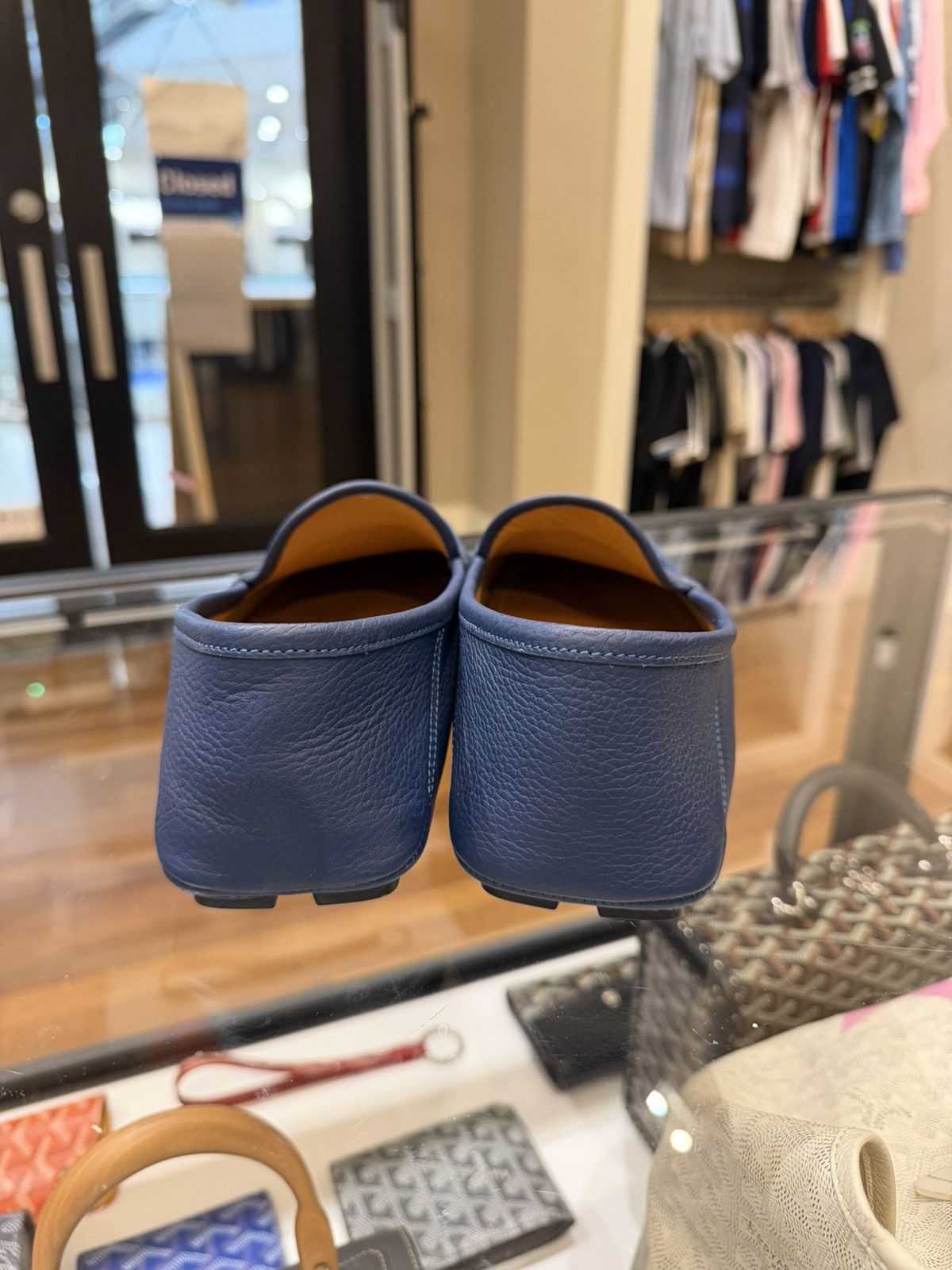 Gucci Gucci Horsebit Blue Leather Moccasin Loafer Size US 8 / EU 41 - 6 Thumbnail