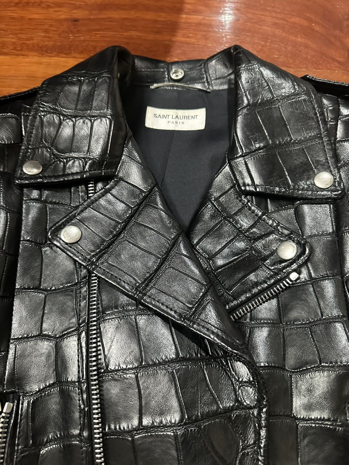 Saint Laurent Paris Slp L01 crocodile jacket Size US M / EU 48-50 / 2 - 6 Thumbnail