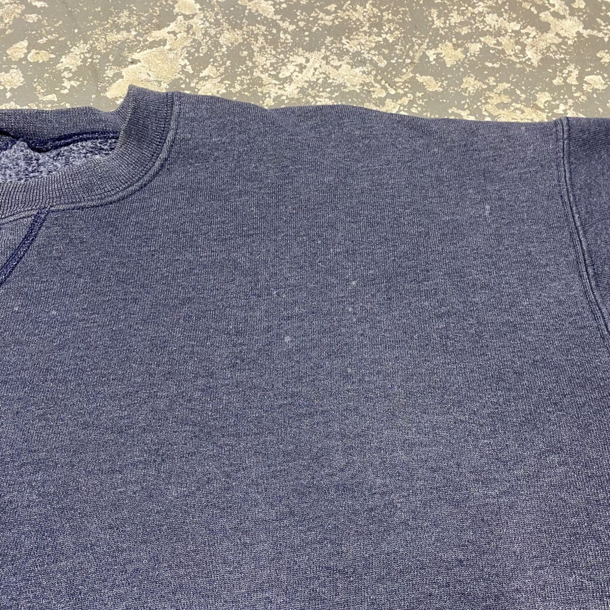Russell Athletic × Vintage Vintage Russell Athletic Grey/Navy Blank Boxy Crewneck Hoodi Size US XL / EU 56 / 4 - 6 Thumbnail