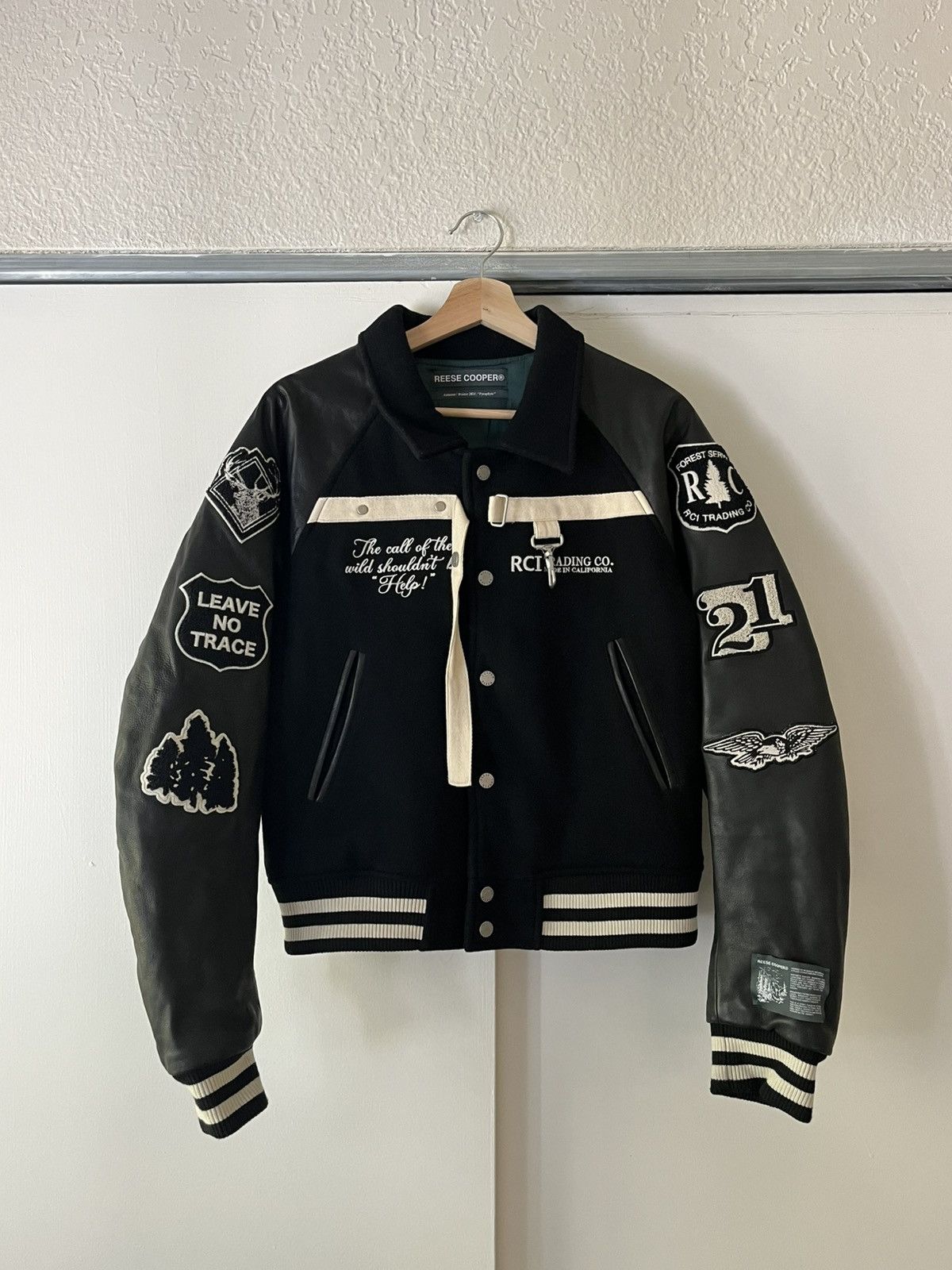 Reese Cooper Reese Cooper AW21 “Call of the Wild” Varsity Jacket Size US S / EU 44-46 / 1 - 1 Thumbnail