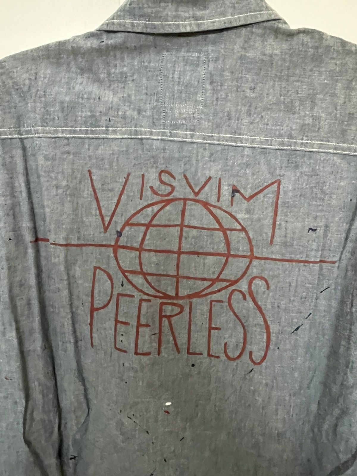 Visvim Lumbar chambray shirt indigo Size US M / EU 48-50 / 2 - 6 Thumbnail