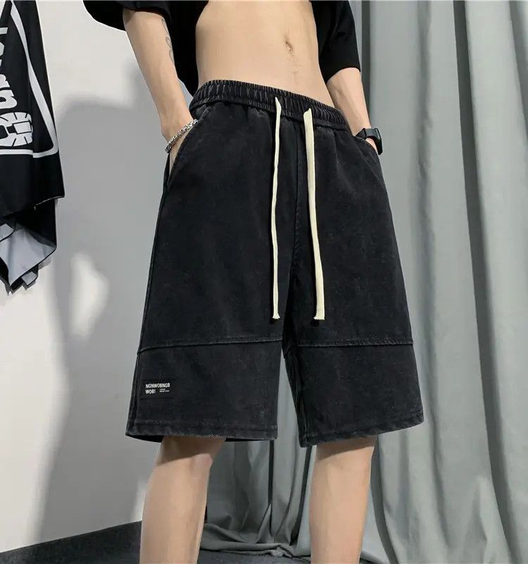 Japanese Brand × Jean Casual loose washed denim shorts Size US 32 / EU 48 - 4 Thumbnail