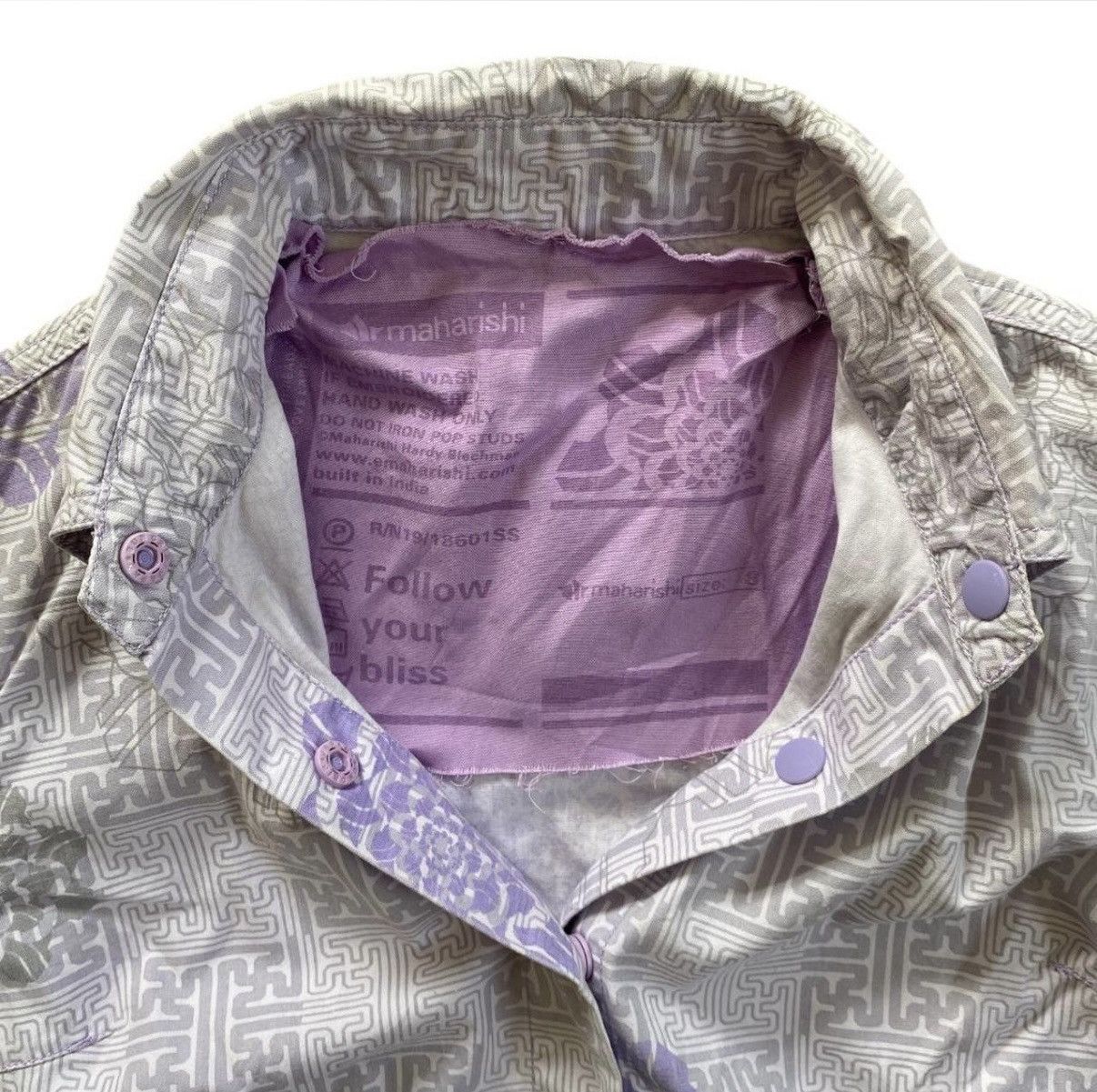 Maharishi Rare Maharishi Button Up Shirt Size XS / US 0-2 / IT 36-38 - 4 Thumbnail
