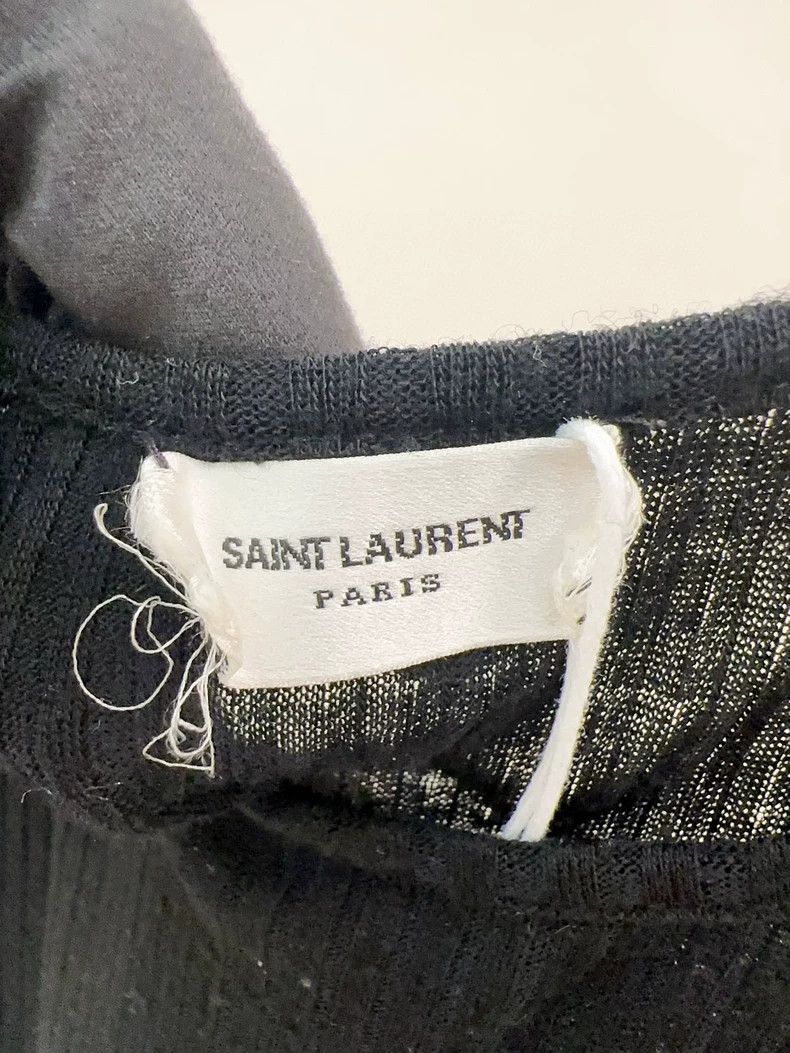 Saint Laurent Paris Saint Laurent Paris Black wool vest Size US L / EU 52-54 / 3 - 3 Thumbnail