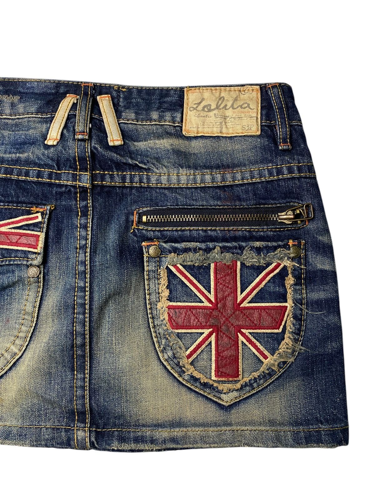 Hysteric Glamour 2000's Lolita Jeans Y2K Mini Skirt Size 27" / US 4 / IT 40 - 2 Thumbnail