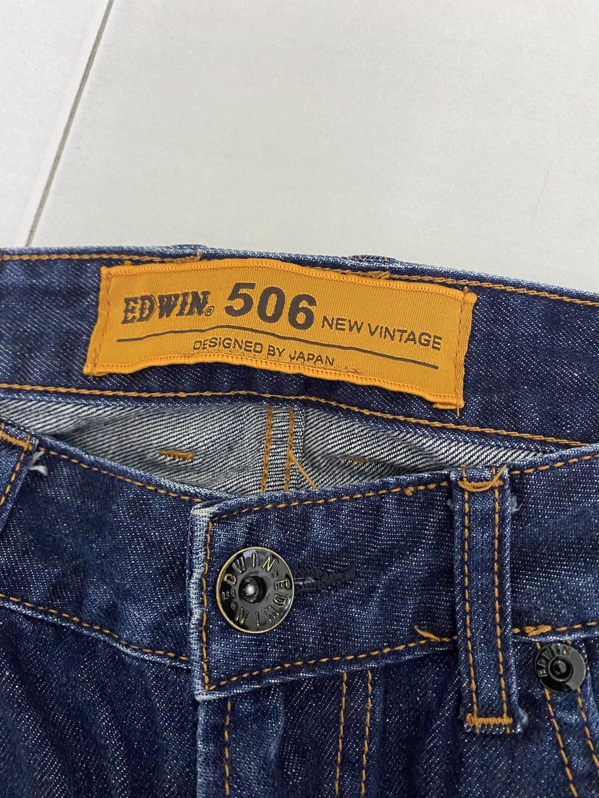 Edwin × Japanese Brand × Vintage EDWIN LIMITED 506 SELVEDGE JEANS Size US 31 - 4 Thumbnail