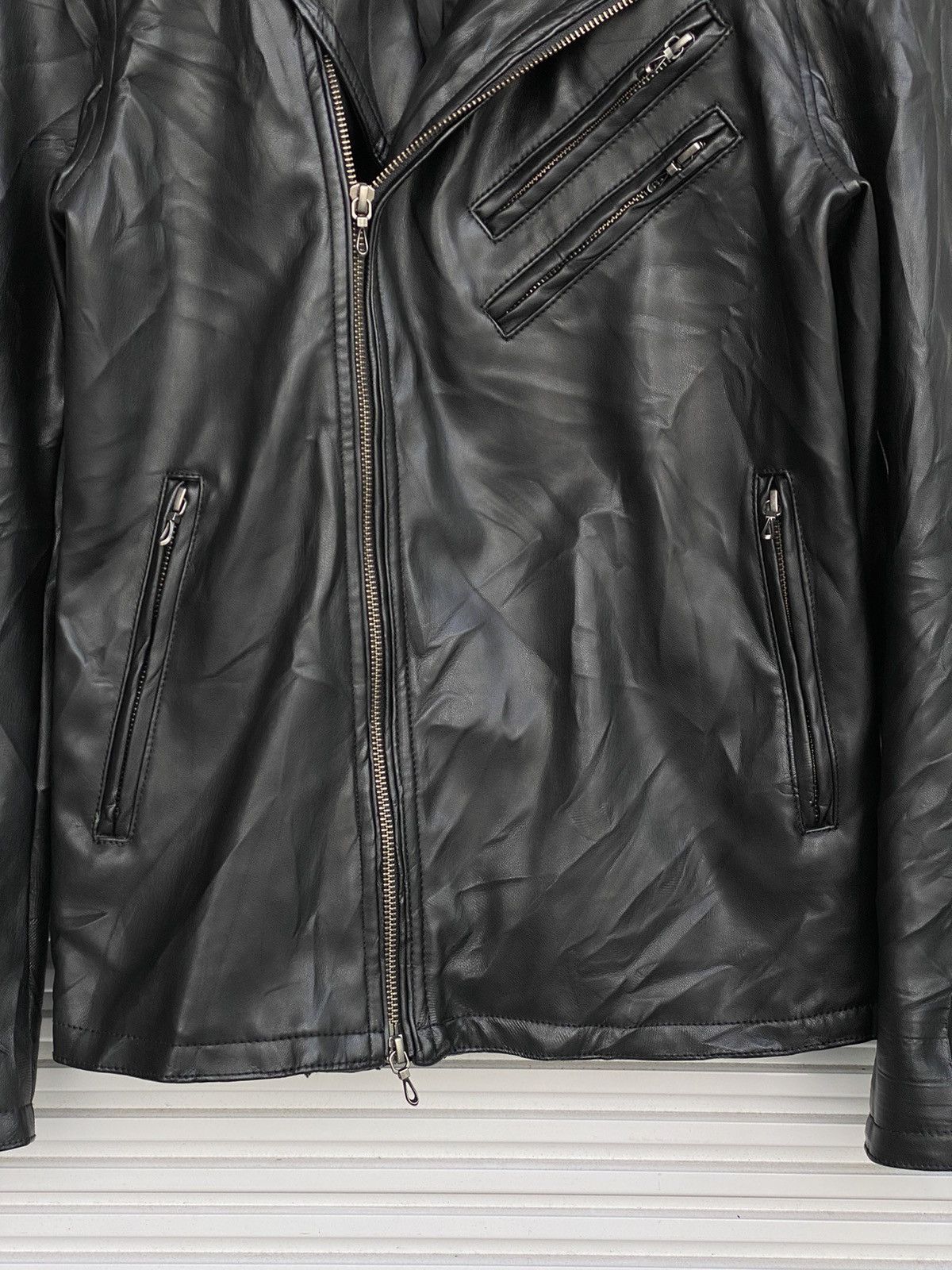 GOSTAR DE FUGA × Japanese Brand × Vintage Vintage FUGA Defective Riders Leather Jacket Size US M / EU 48-50 / 2 - 3 Thumbnail