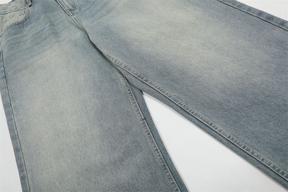 Japanese Brand × Vintage American retro loose casual distressed simple jeans Size US 32 / EU 48 - 6 Thumbnail