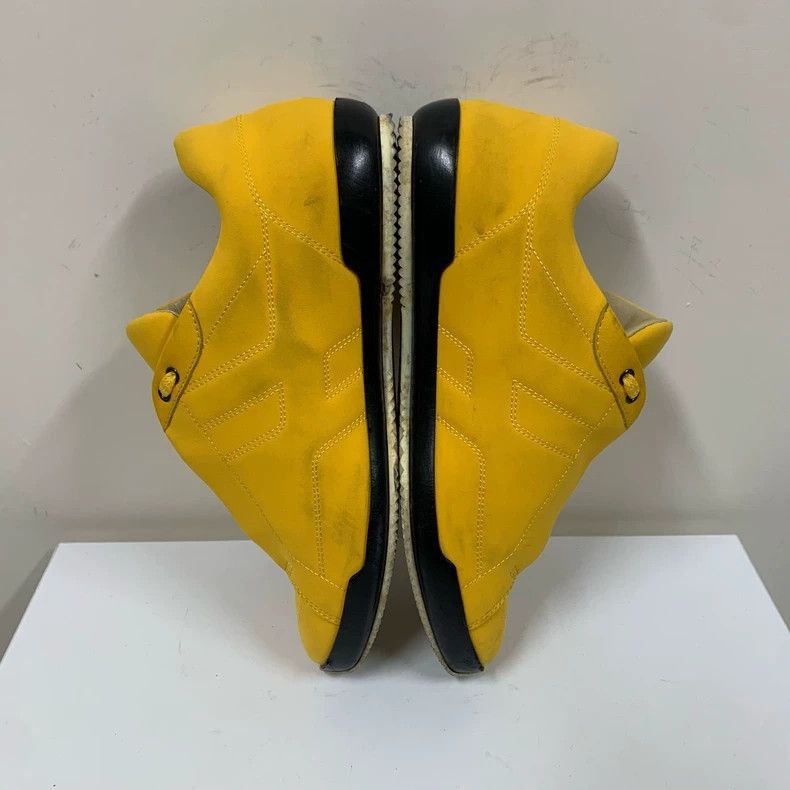 Hermes HERMES Yellow Sculpted Casual Sneakers Size 37.5-2506 Size US 7 / IT 37 - 4 Thumbnail