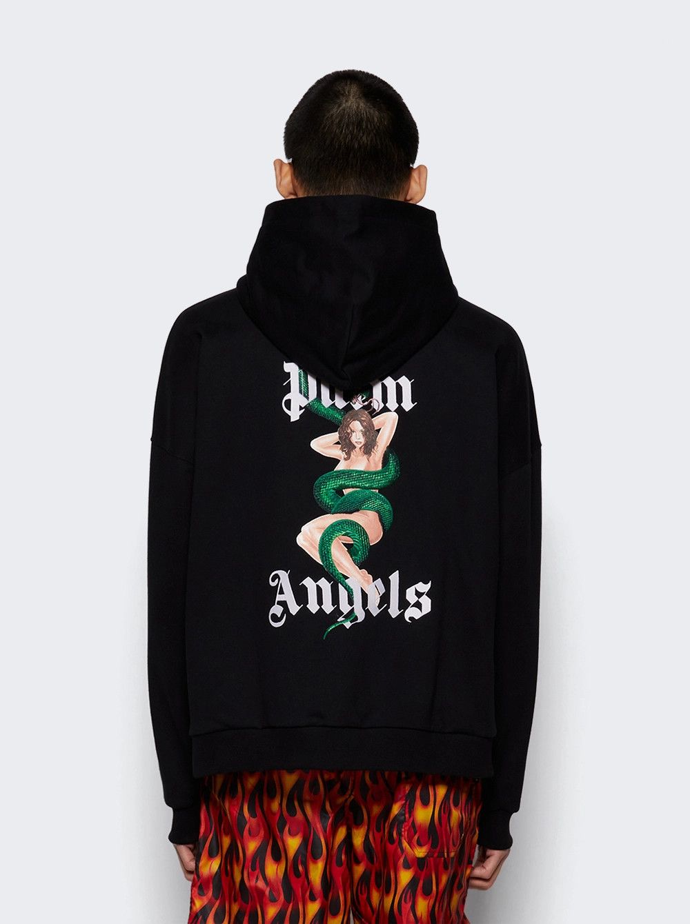 Palm Angels o1mle0226 Ivy Pin Up Zipped Hoodie in Black Size US XXL / EU 58 / 5 - 4 Thumbnail