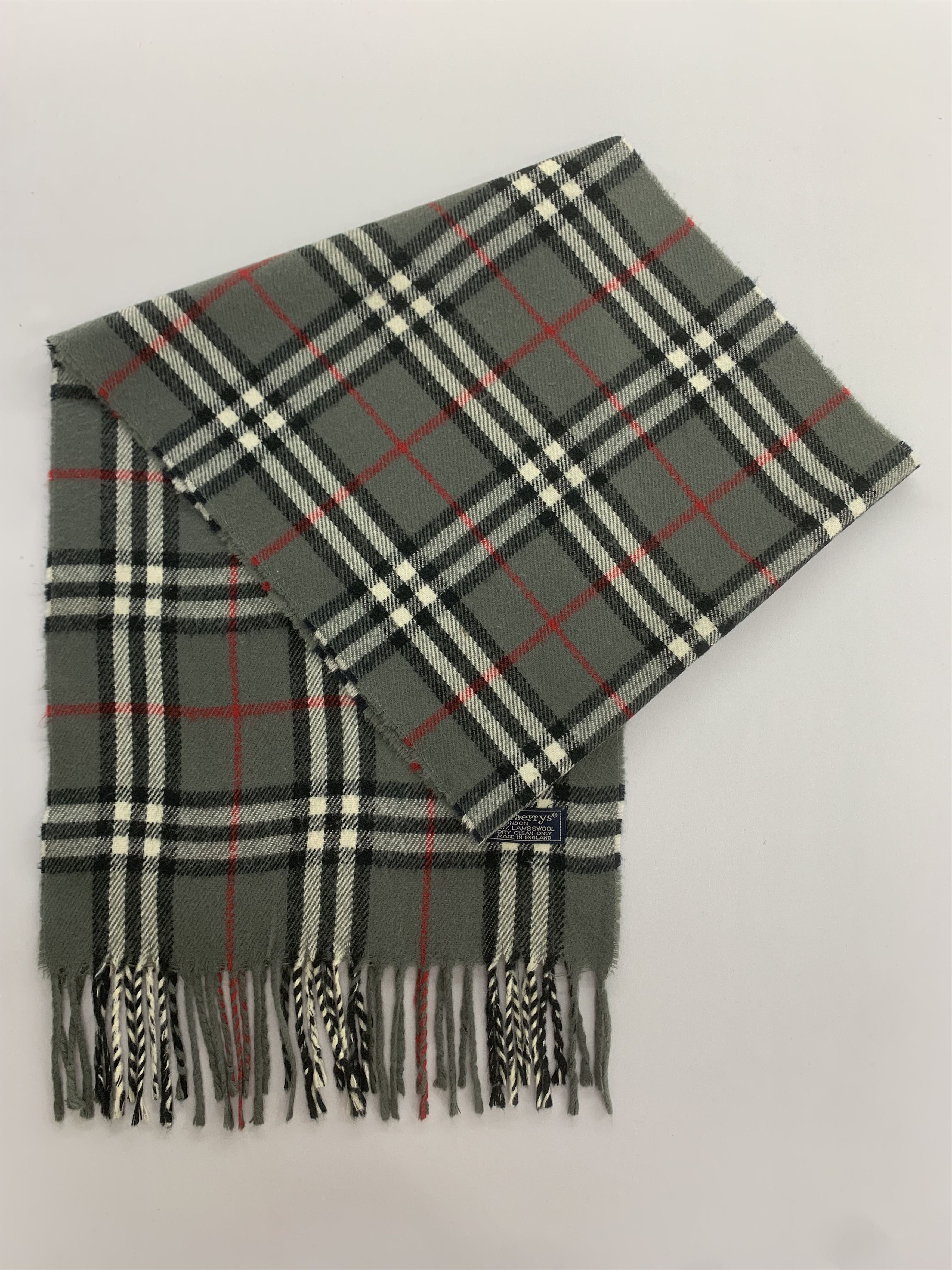 Burberry Vintage Burberrys Scarf Wool Muffler Neck Wrap BL3143 Size ONE SIZE - 2 Thumbnail