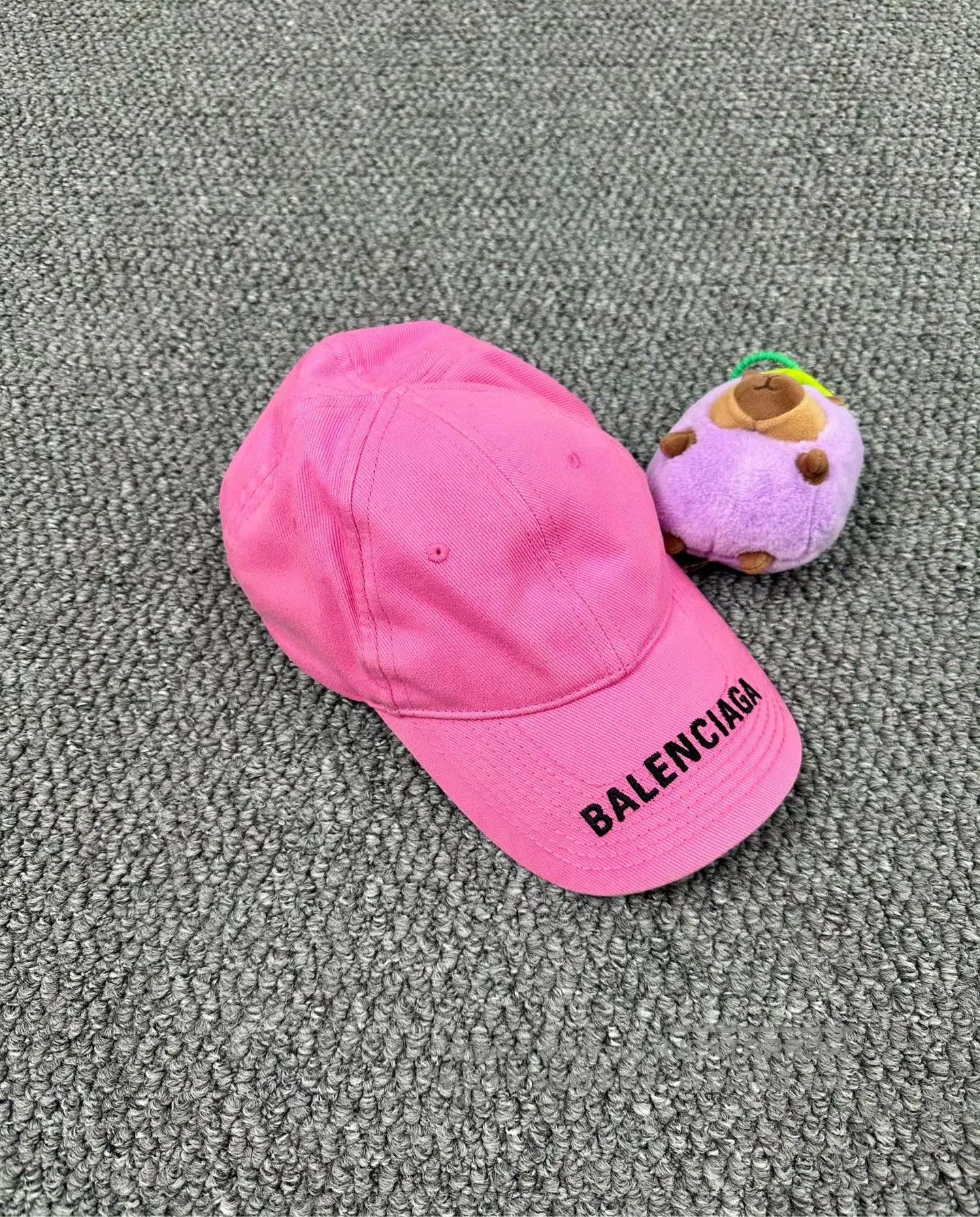 Balenciaga Balenciaga size L Pink Embroidered Letter Logo Baseball Ca Size ONE SIZE - 2 Thumbnail