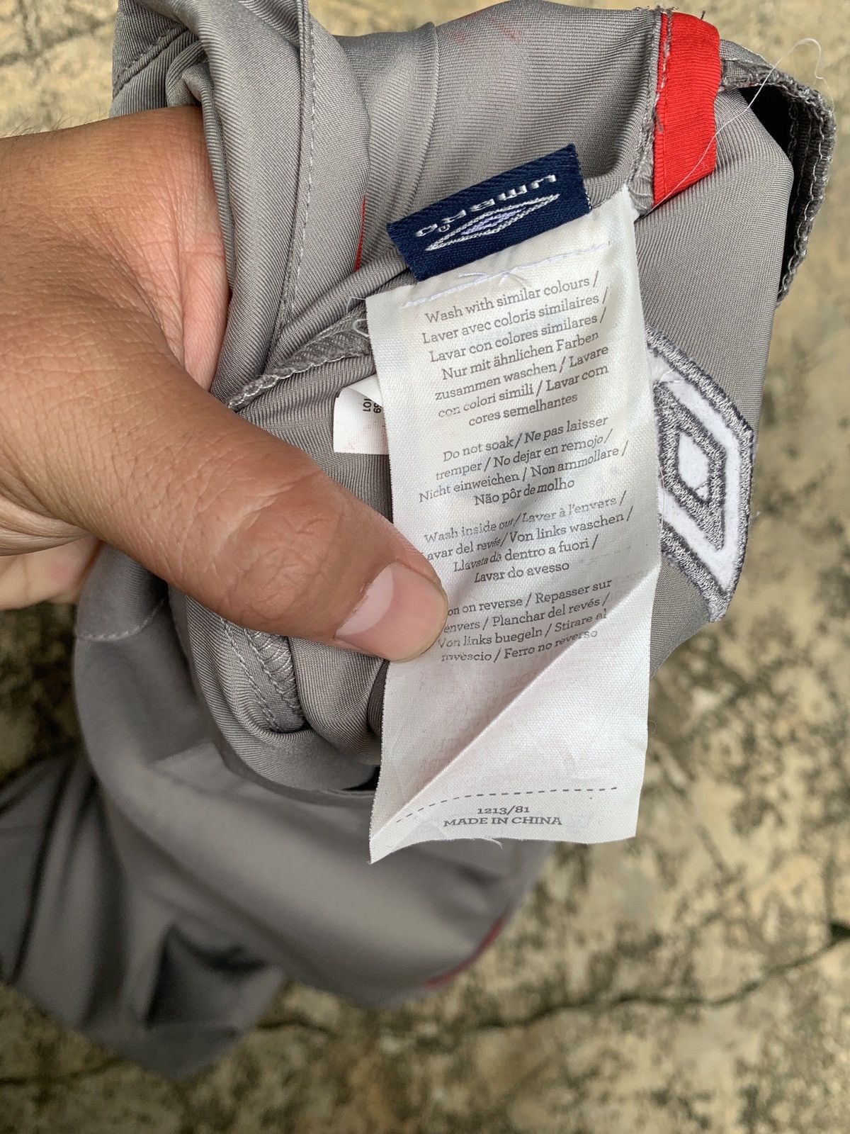 Umbro Umbro England for National Grey Tonal Embroidery Nylon Pants Size US 34 / EU 50 - 12 Thumbnail