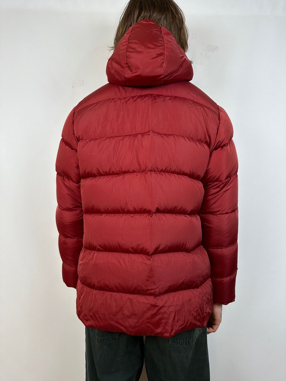 Moncler Vintage Moncler Nylon/Down Burgundy Puffer Jacket Size US L / EU 52-54 / 3 - 4 Thumbnail