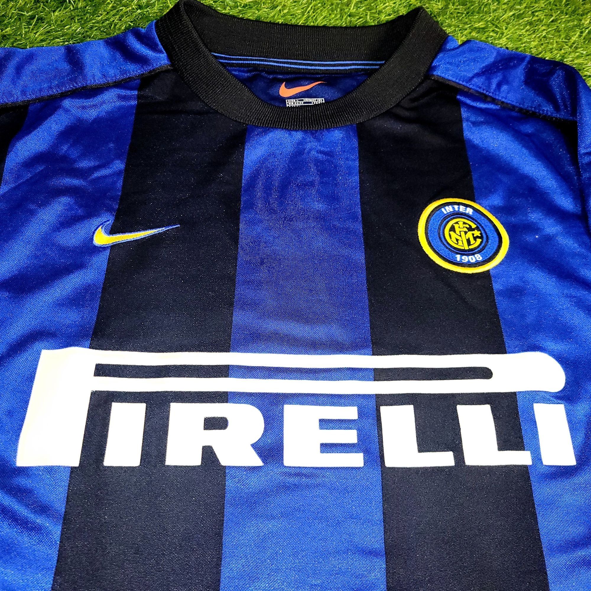 Nike Ronaldo Inter Milan 1999 2000 Home Soccer Jersey L Size US L / EU 52-54 / 3 - 3 Thumbnail