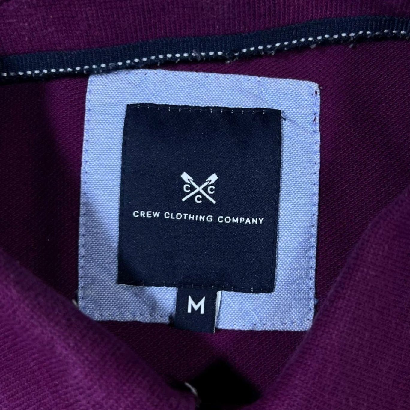 Vintage Crew Clothing Company Maroon Grey Colour Block Short Sleeve Polo Shirt Medium Mens Polo Shirt Colour Block Cotton Casual 100% Cotton Logo Size US M / EU 48-50 / 2 - 4 Thumbnail