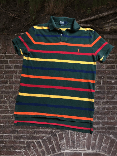 Polo Ralph Lauren Polo Ralph Lauren Custom Slim Fit striped mesh polo Size US M / EU 48-50 / 2 - 1 Thumbnail