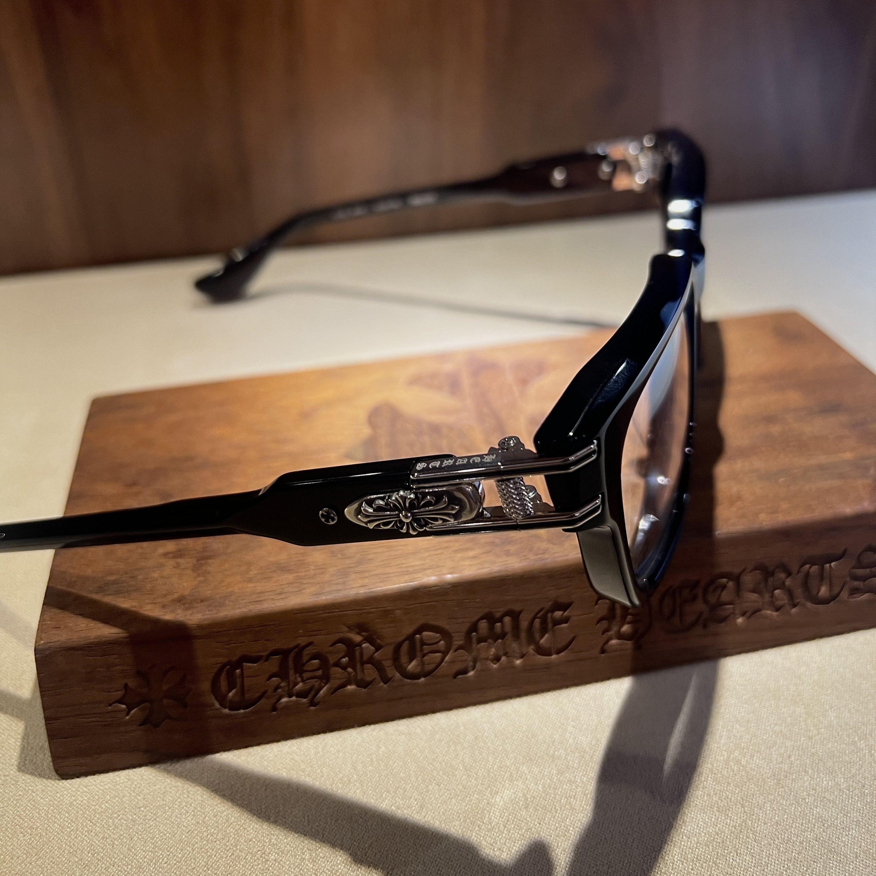Chrome Hearts Chrome Hearts BULGE BLACK/SILVER GLASSES Size ONE SIZE - 5 Thumbnail